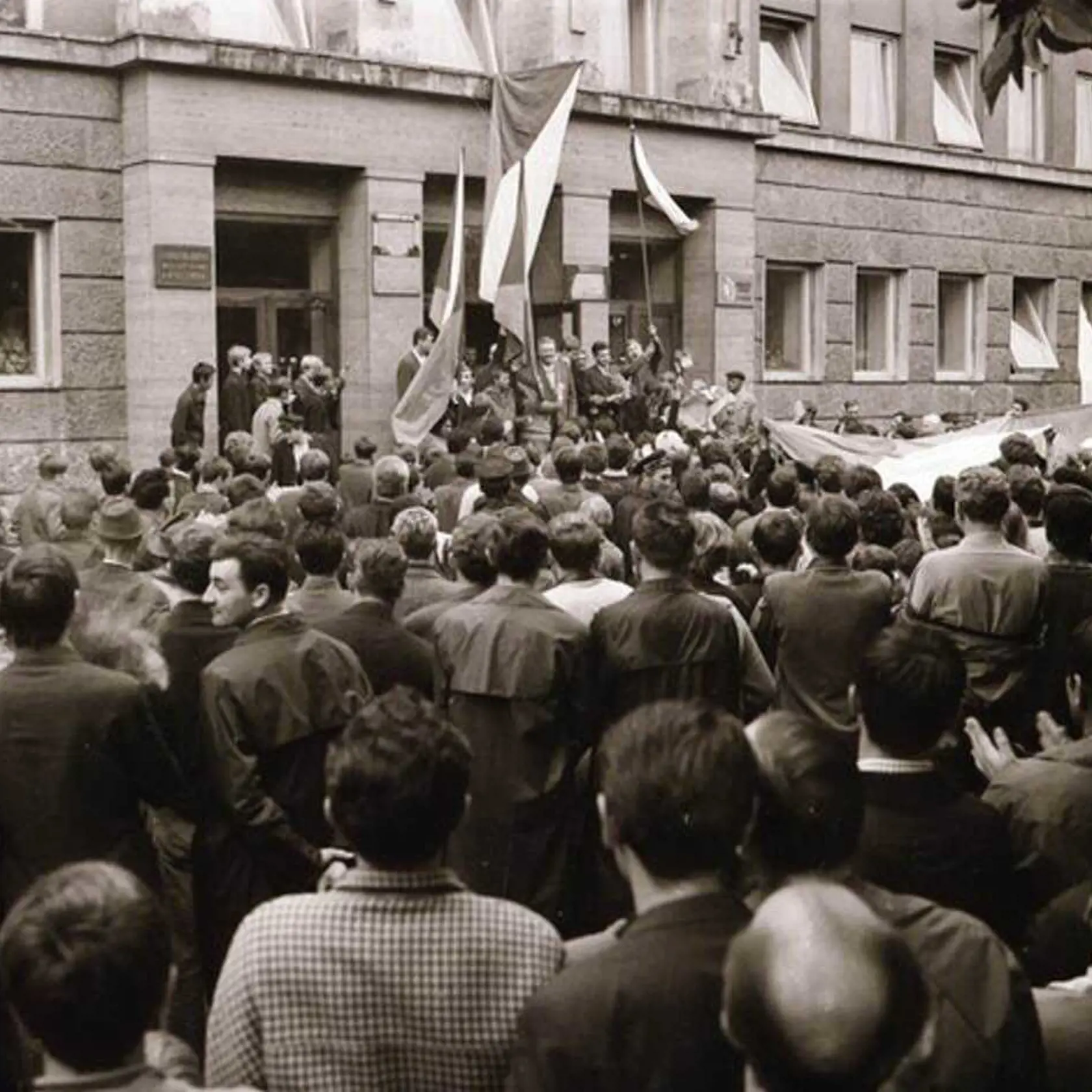 Prešovské protesty proti okupácii.