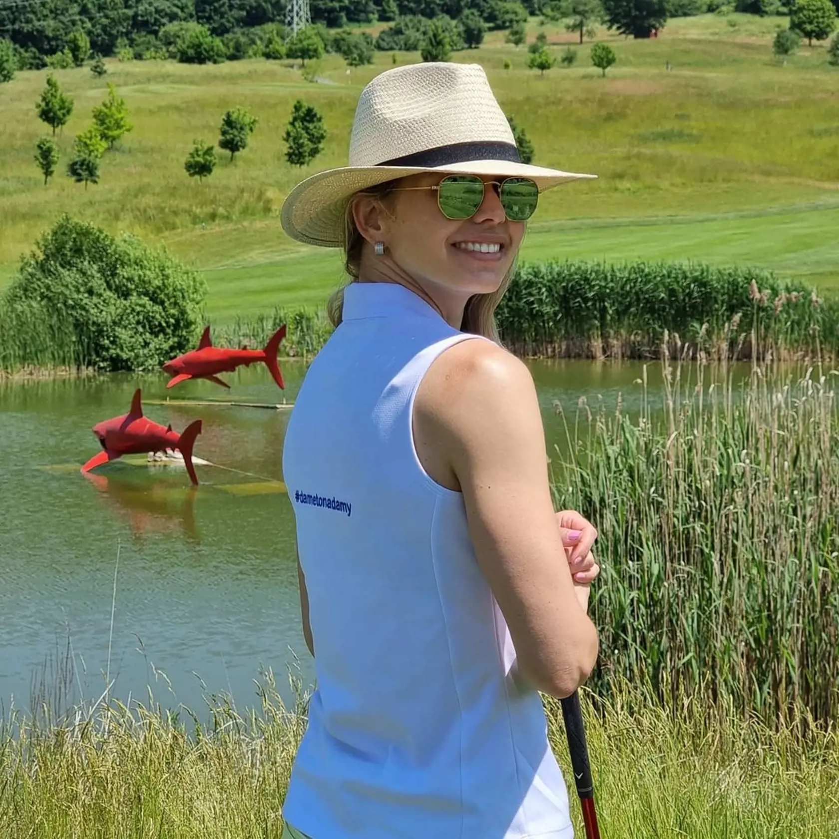 Didiana je vášnivá golfistka.