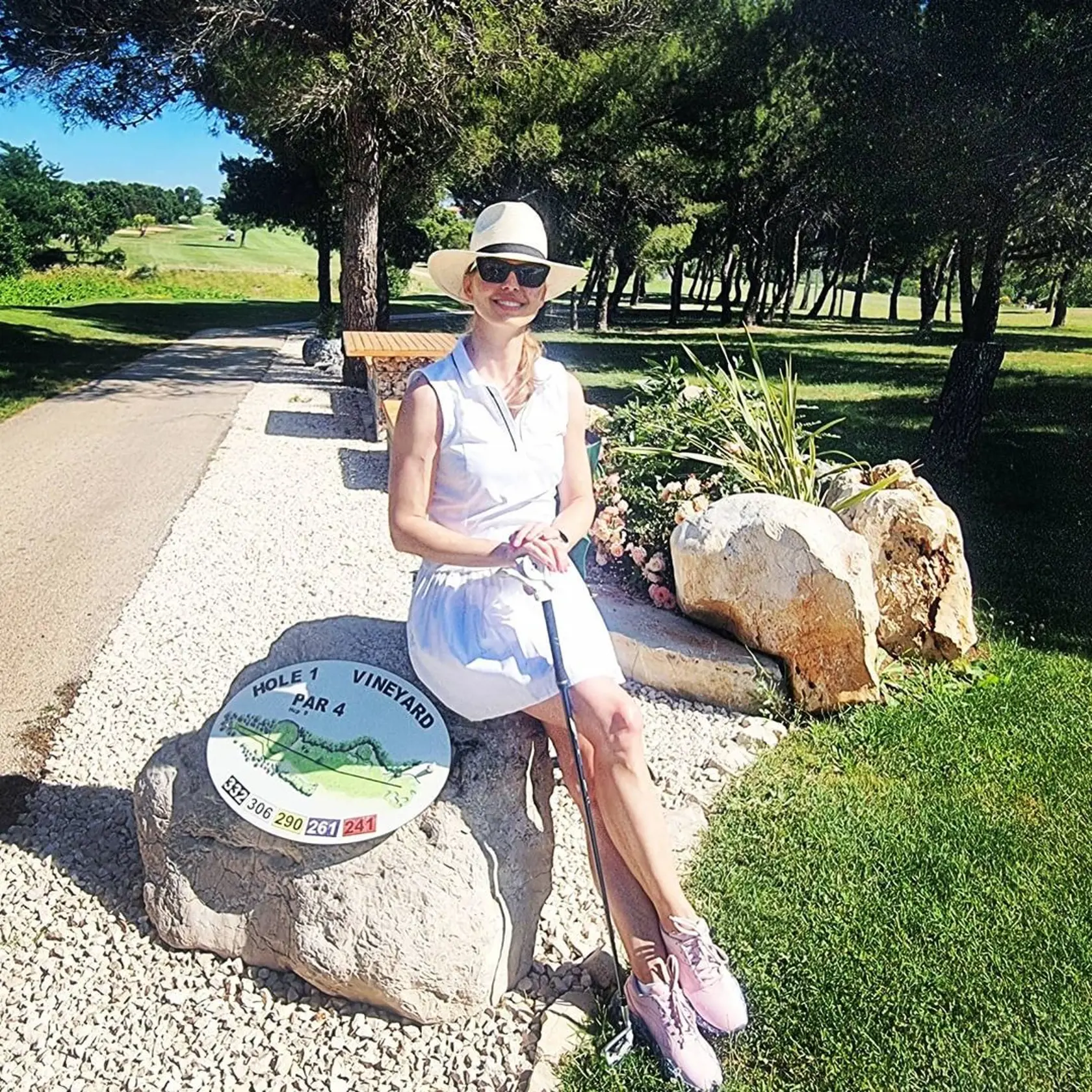 Didiana je vášnivá golfistka.