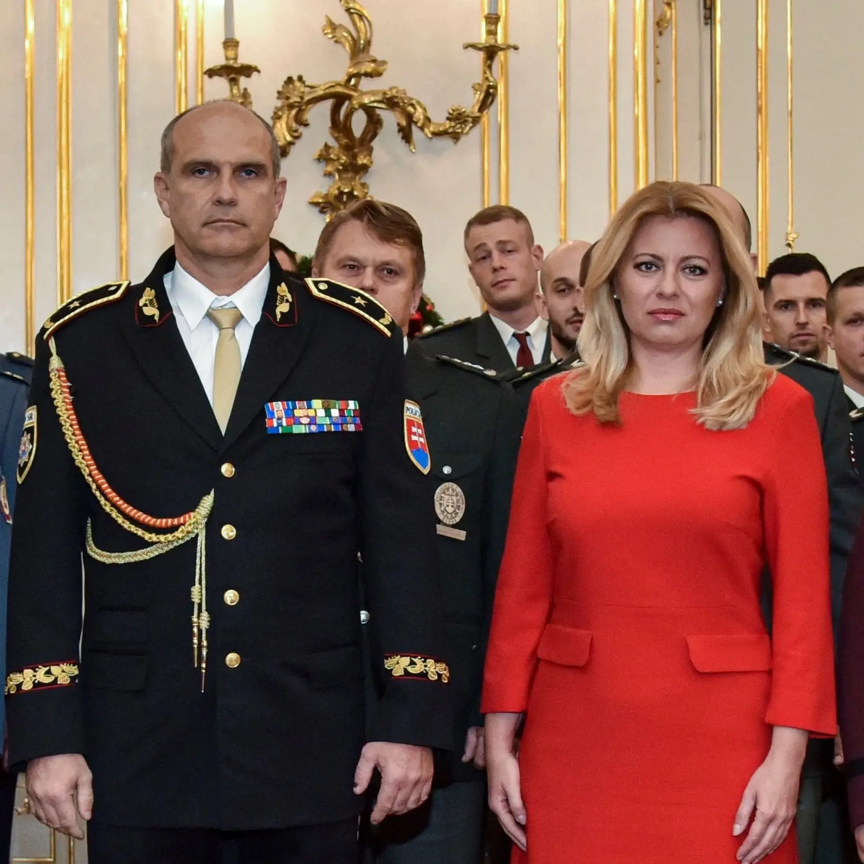 Milan Lučanský a prezidentka Zuzana Čaputová.