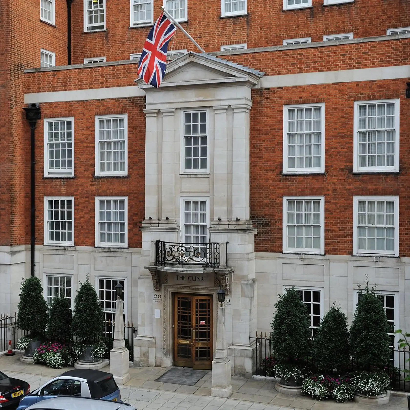 Nemocnica The London Clinic, kde je princezná Kate hospitalizovaná.
