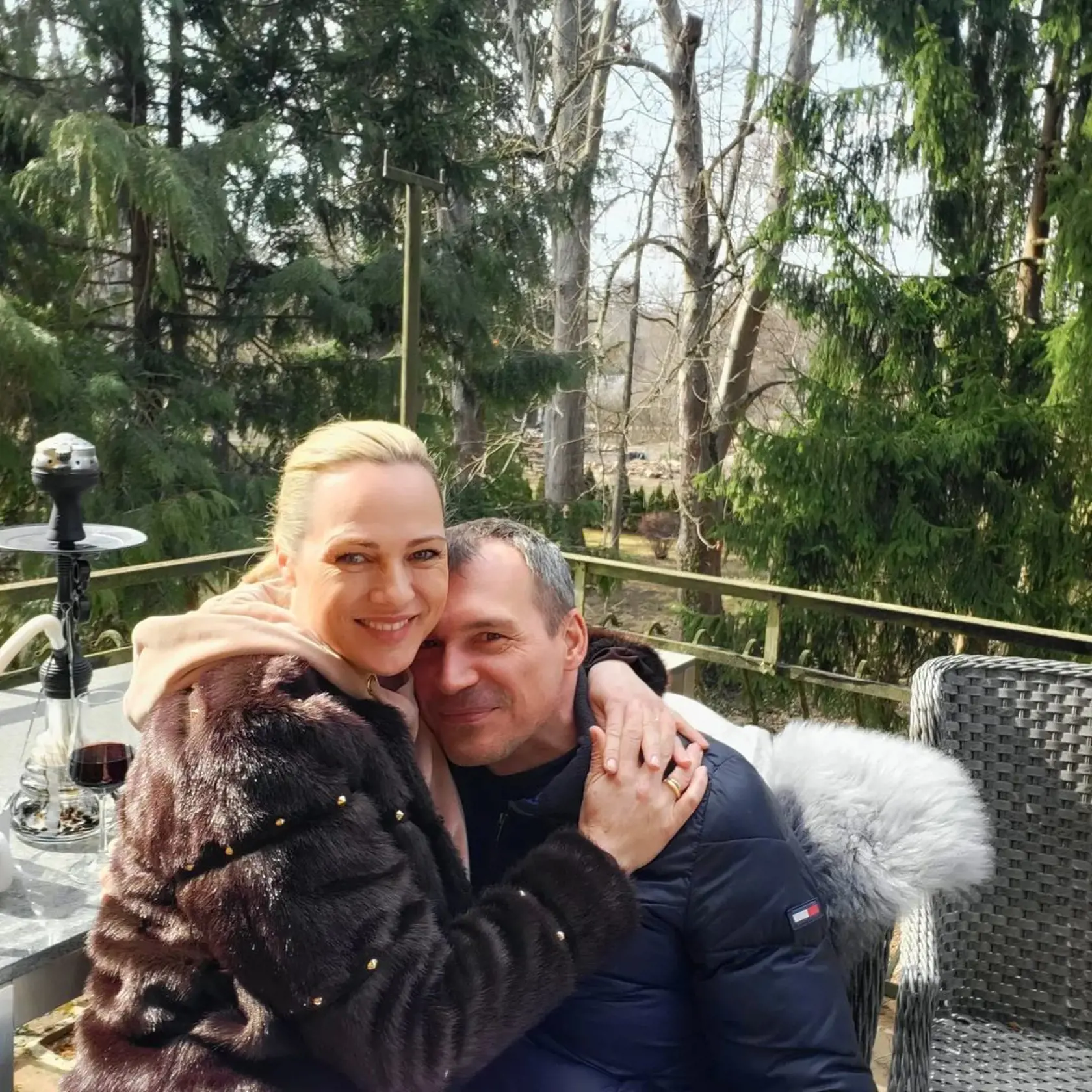 Adriana s prieteľom