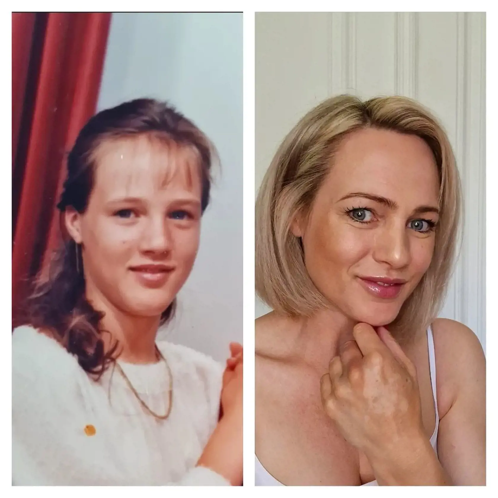 Vľavo je Lucia Mikocziová, vpravo Adriana Poláková, stále jedna a tá istá… len s rozdielom 35 rokov.