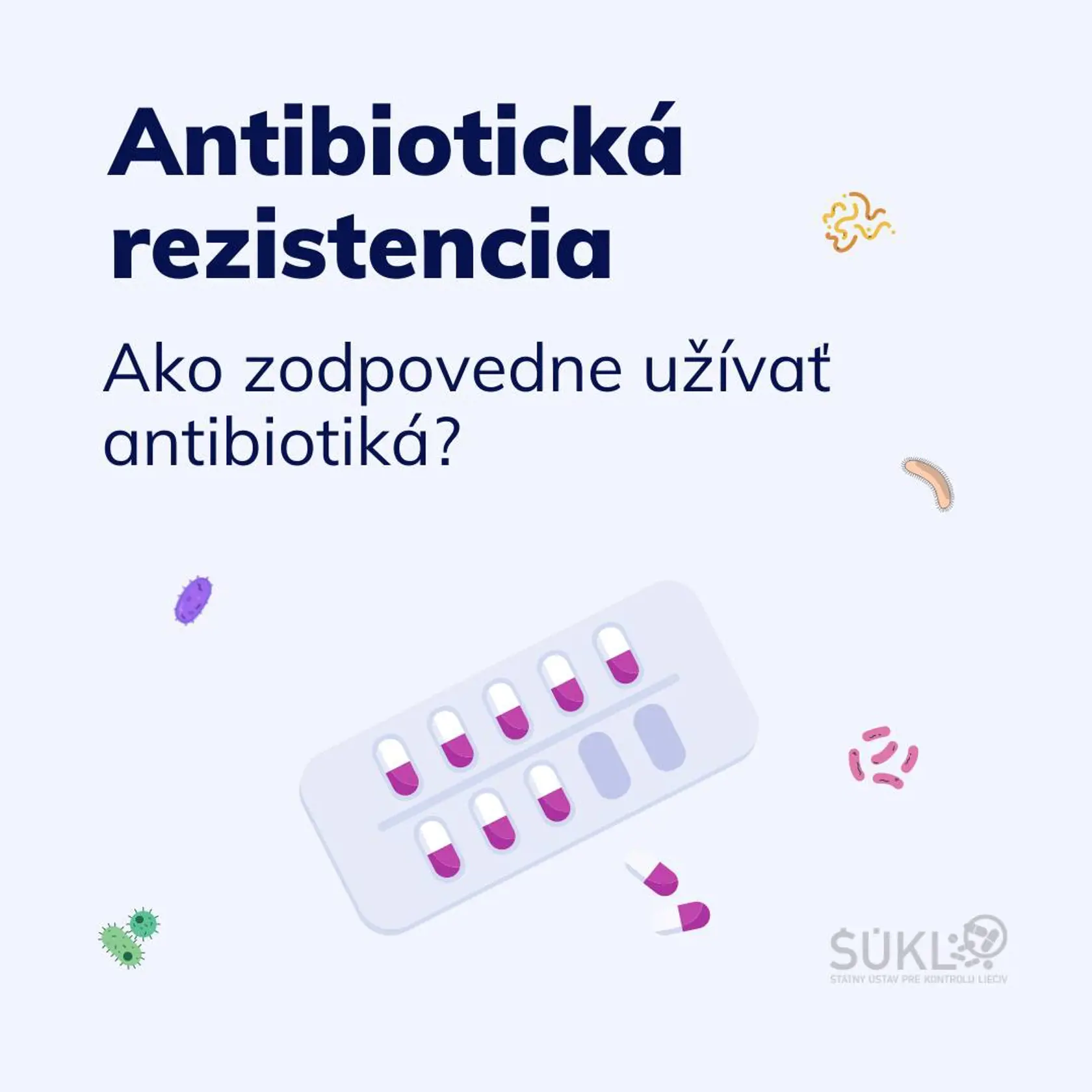 Návod na správne užívanie antibiotík.