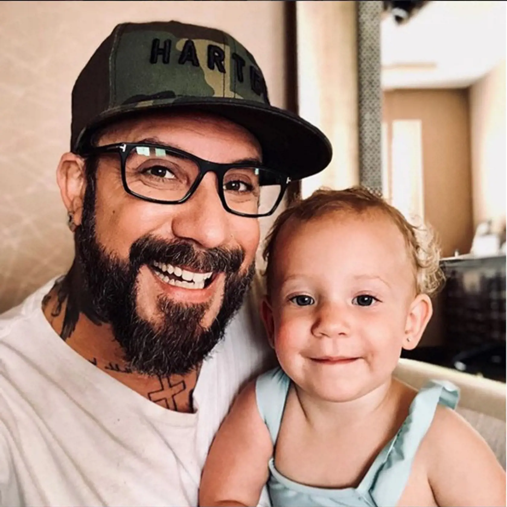 AJ McLean s dcérkou Lyric (1)