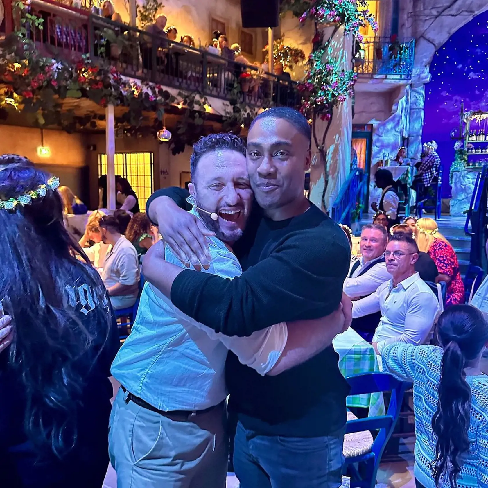 Antony Costa a Simon Webbe z Blue.