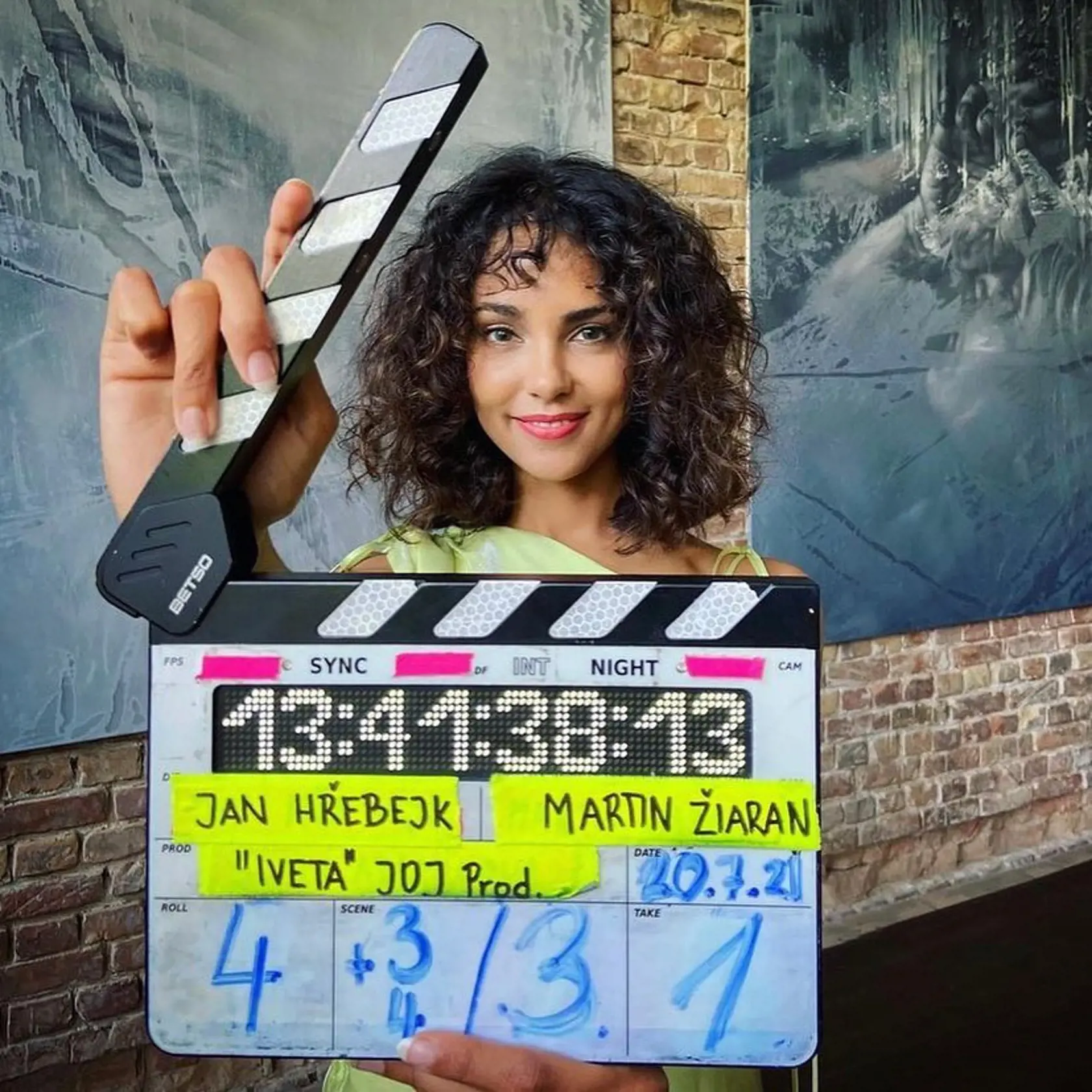 Iveta s klapkou