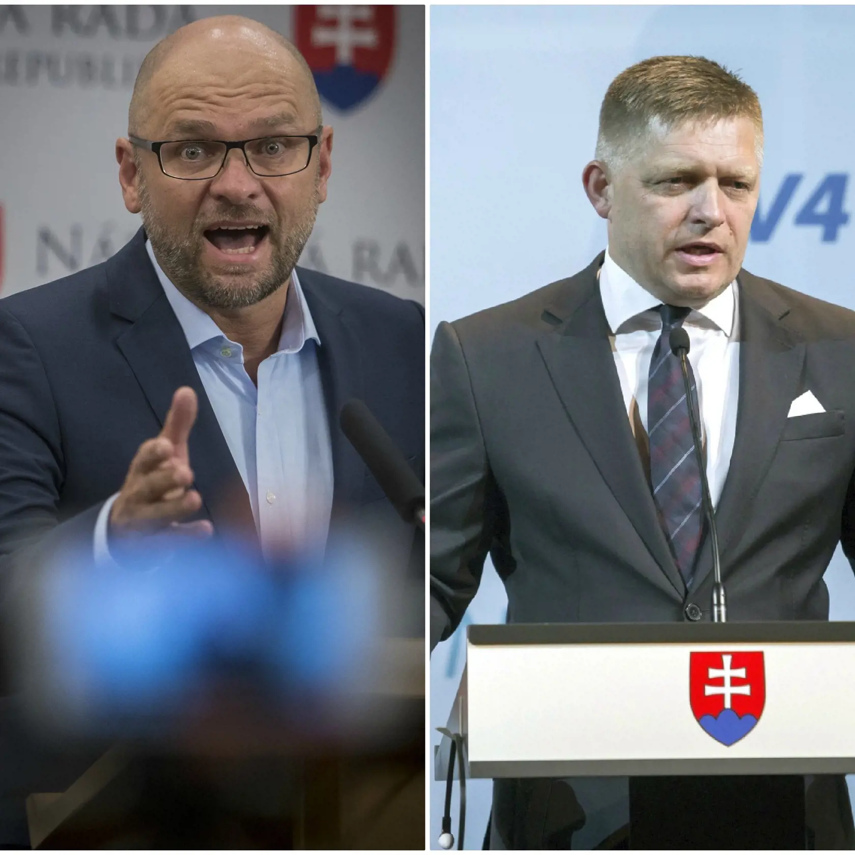 Richard Sulík a Robert Fico