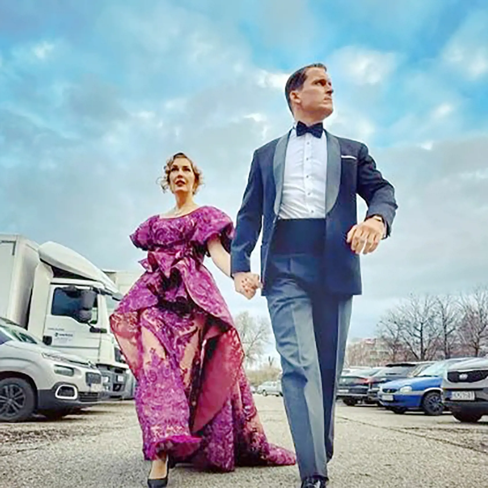 Jana Majeská si nakrúcanie seriálu Dunaj užíva. S Jankom Koleníkom ladia.