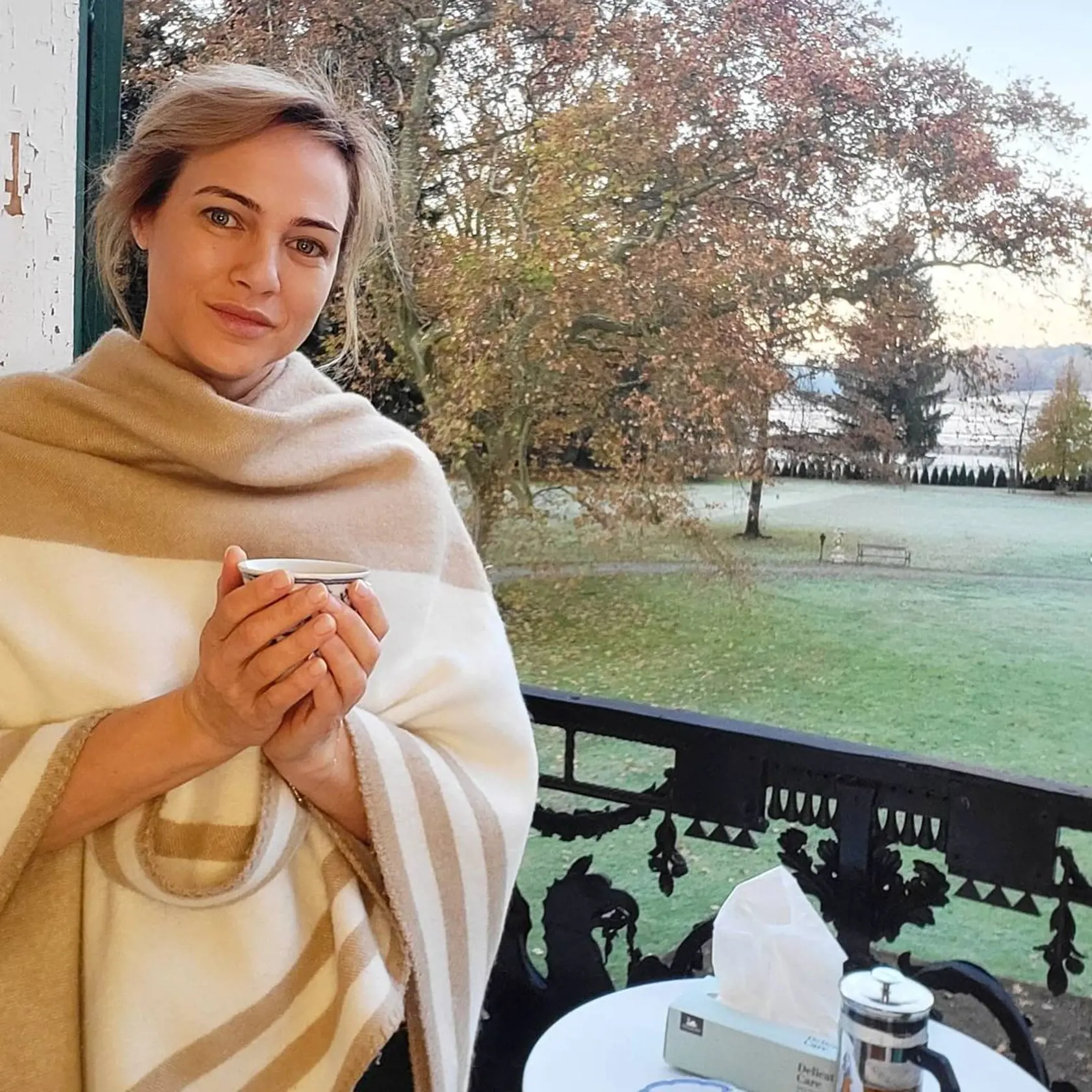 Adriana Poláková vo svojom kaštieli.