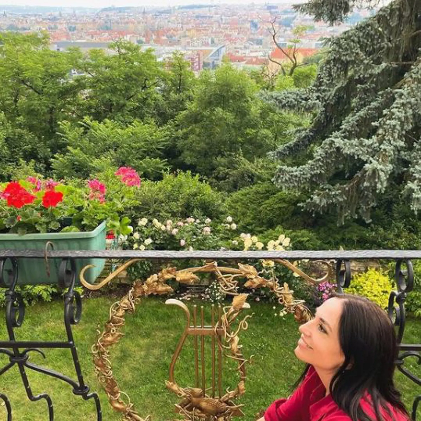 Michaela Kuklová cez víkend navštívila Gottovu Bertramku.