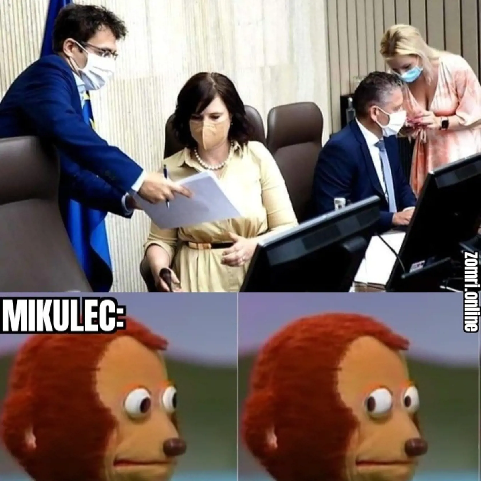 Hlavne nestratiť očný kontakt...
