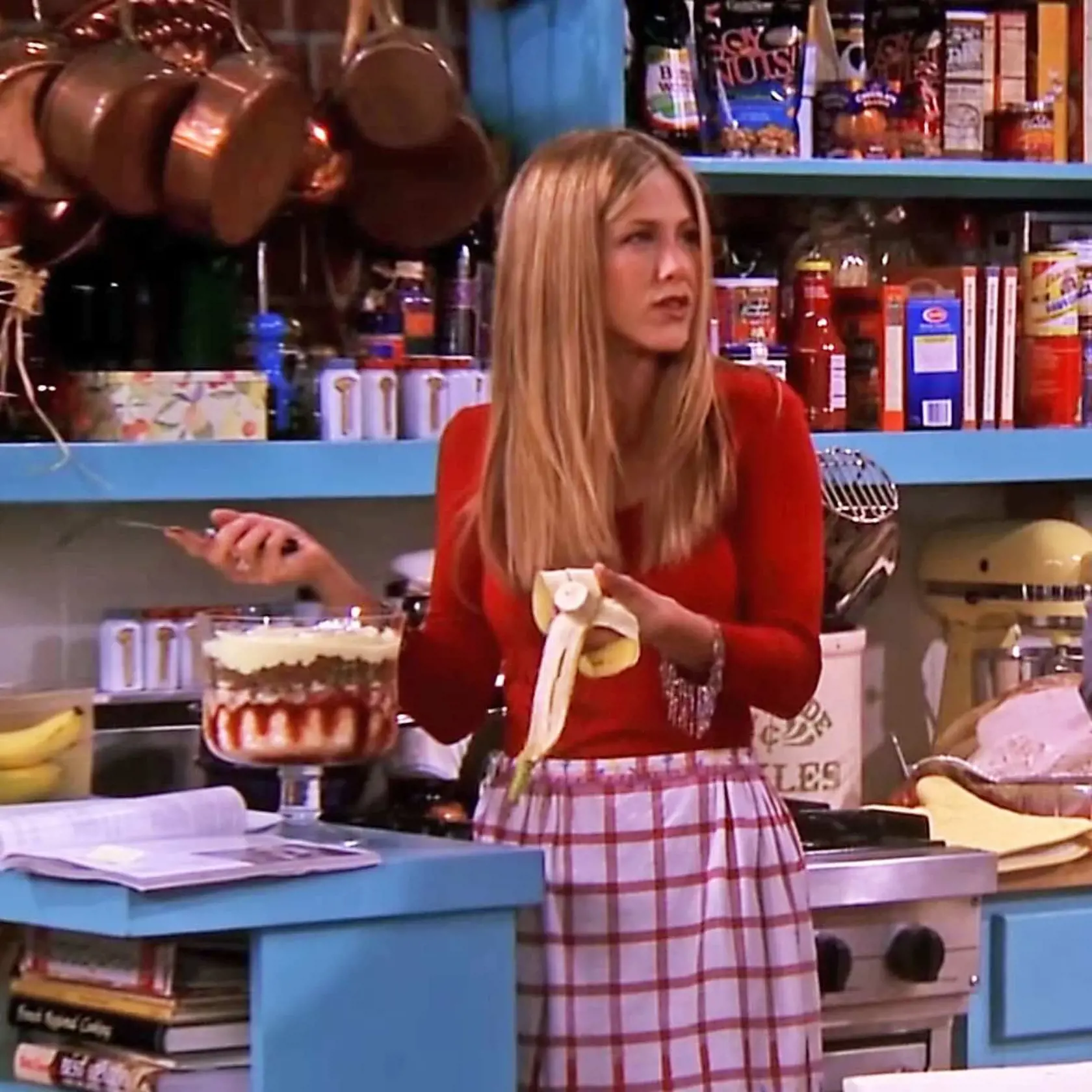 Legendárny štedrovečerný trifle, ktorého recept Rachel upravila po svojom, nakoniec ako jediná neochutnala.