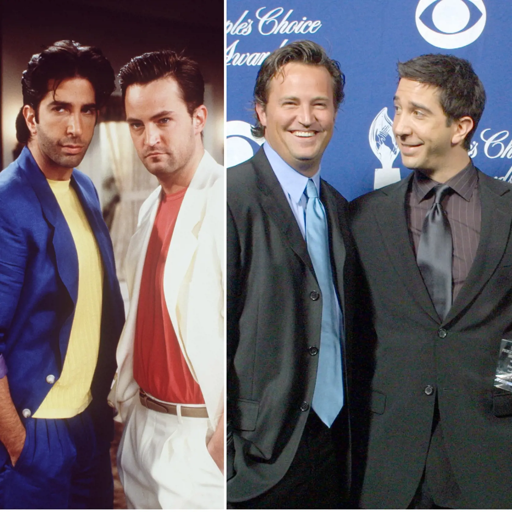 David Schwimmer a Matthew Perry strávili spolu aj s ostatnými kolegami celé desaťročie.