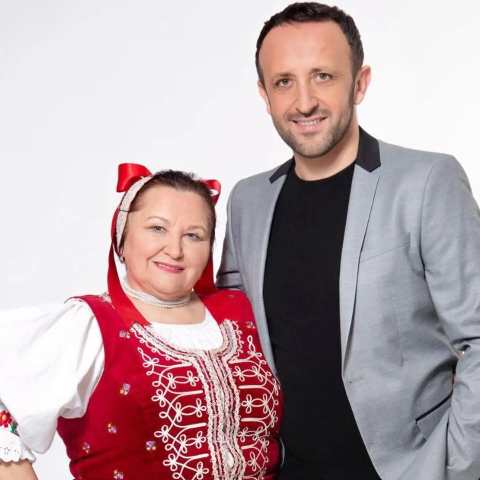 Ondrej Kandráč so svojou mamou.