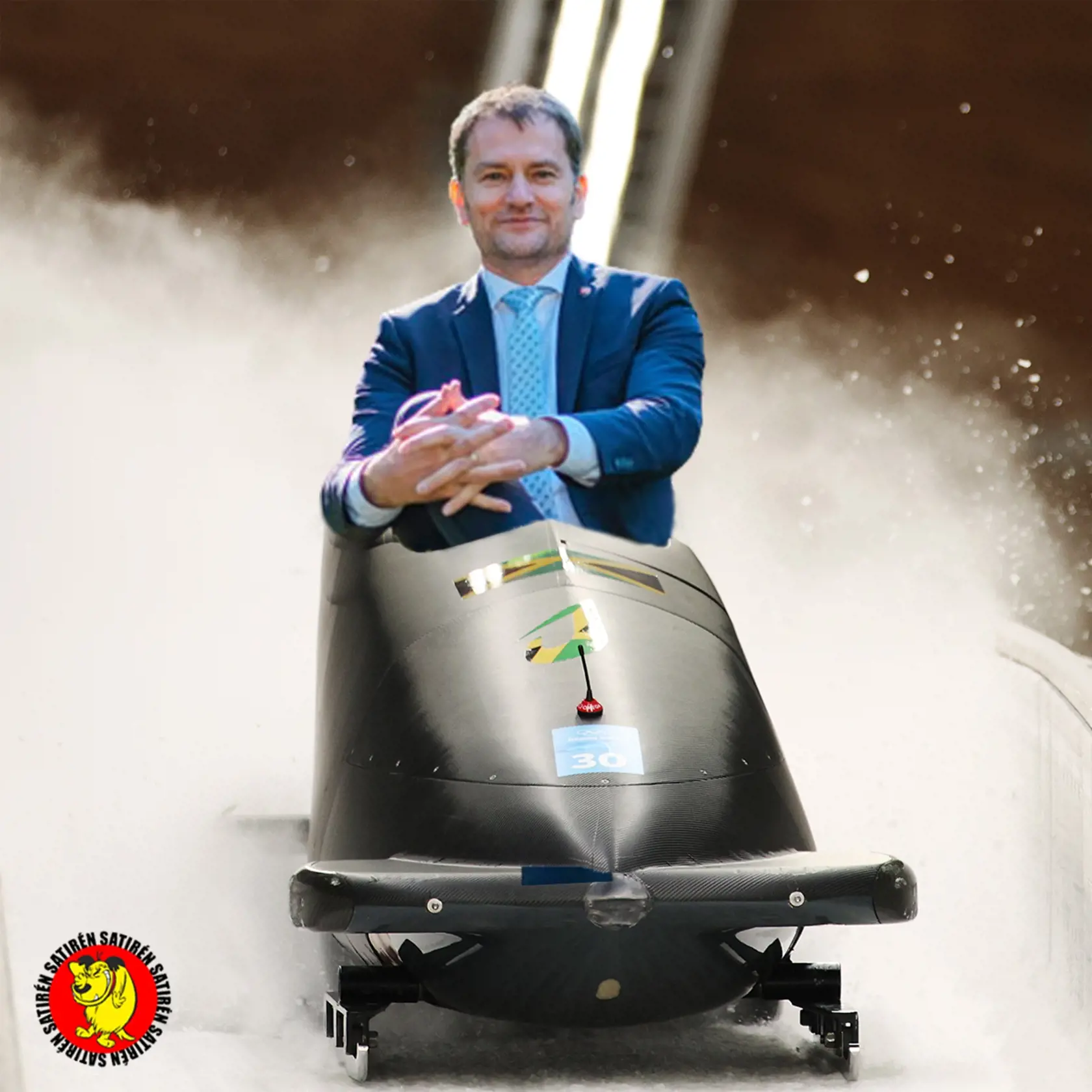 Ako by to vyzeralo, keby na olympiáde bojovali o medaily naši politici? Igor Matovič by to skúšal v monobobe.