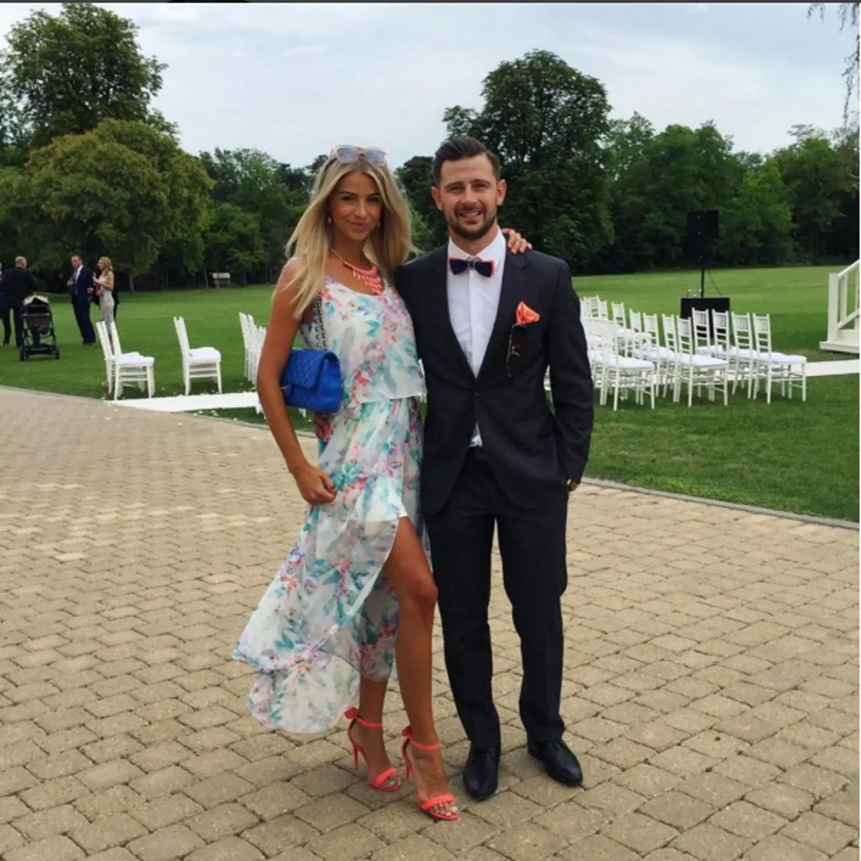 Lucia Slaninková so svojím ex, hokejistom Tomášom Tatarom. 
