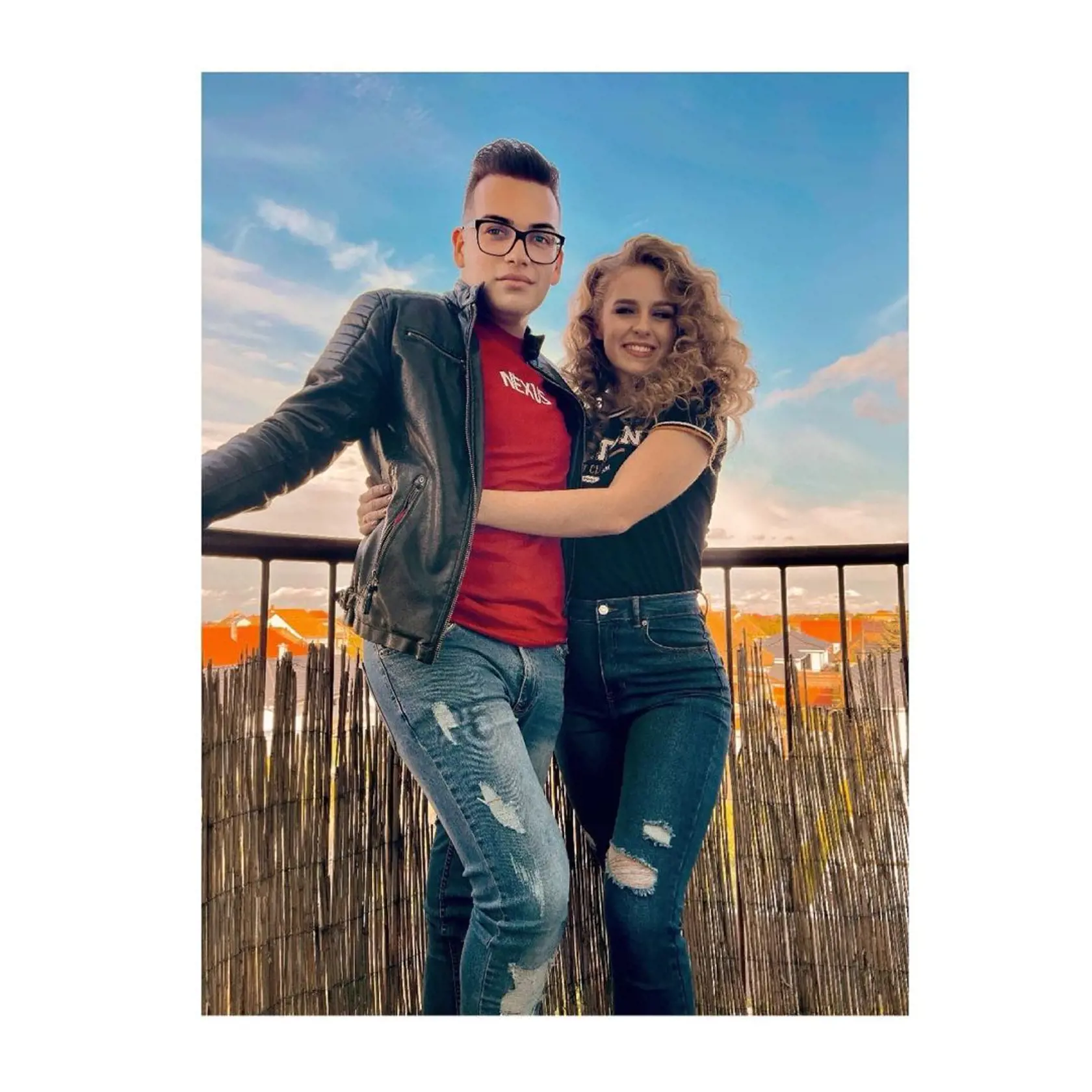 Mário s kolegyňou z reality show Xéniou Gregušovou