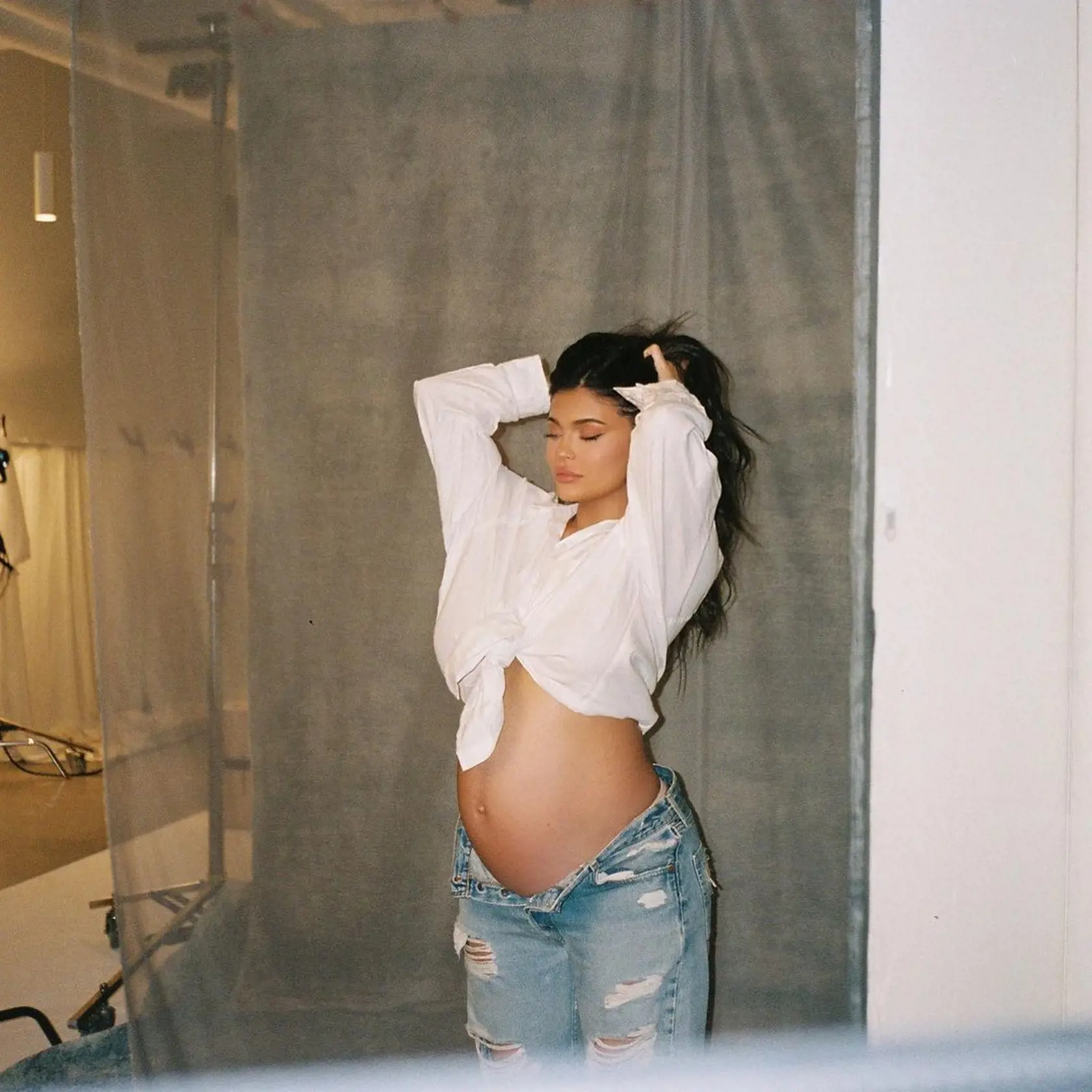 Kylie Jenner počas druhého tehotenstva.