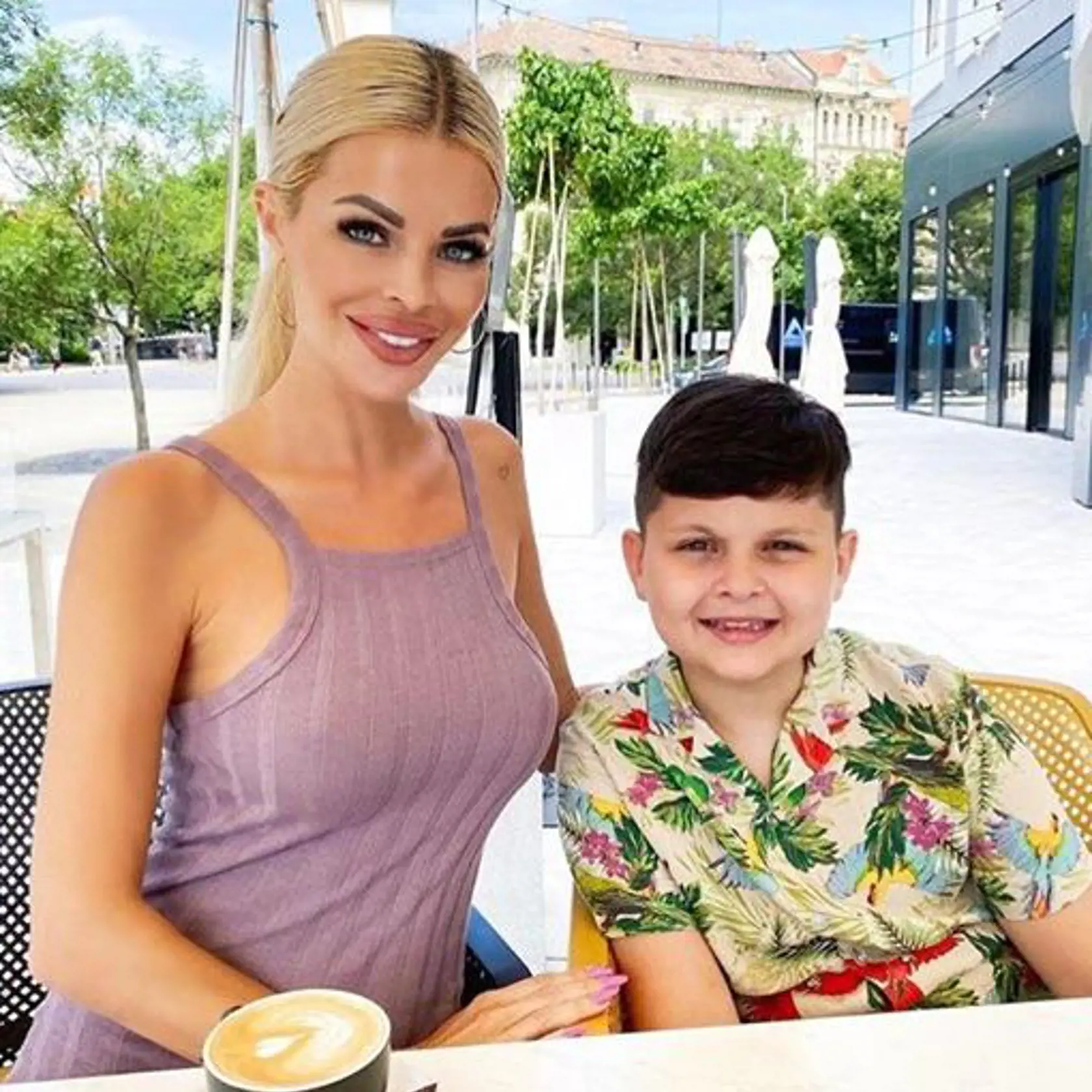 Silvia Kucherenko a syn Alexander.