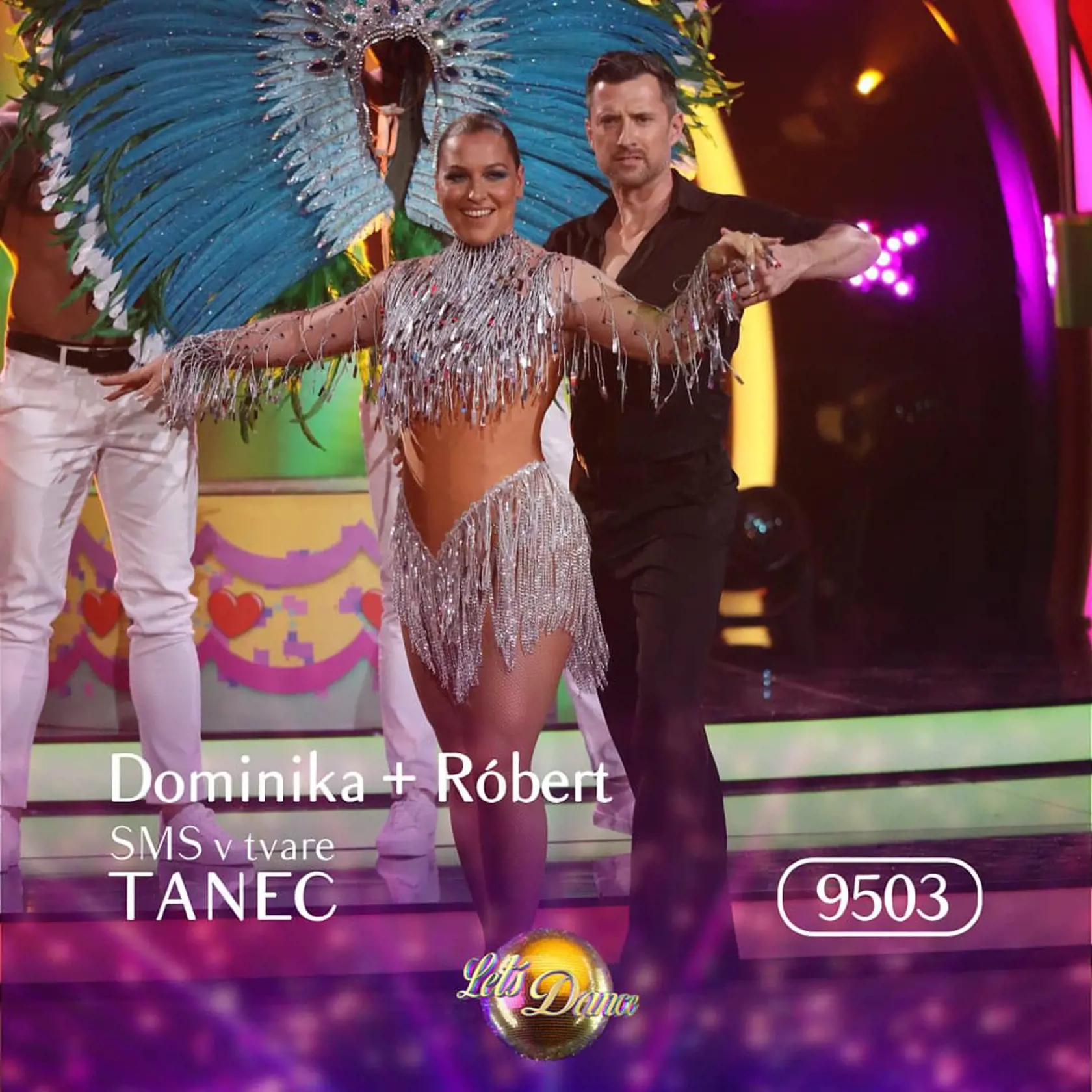 6. kolo Let's Dance: Dominika Cibulková počas svojho vystúpenia.