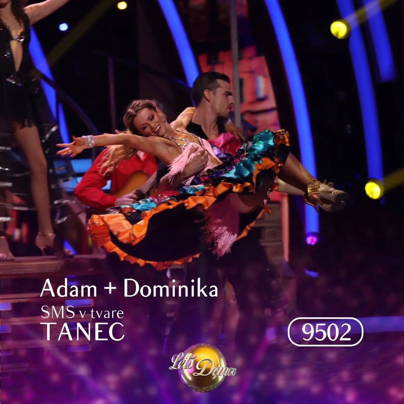 6. kolo Let's Dance: Adam Bardy a Dominika Rošková.
