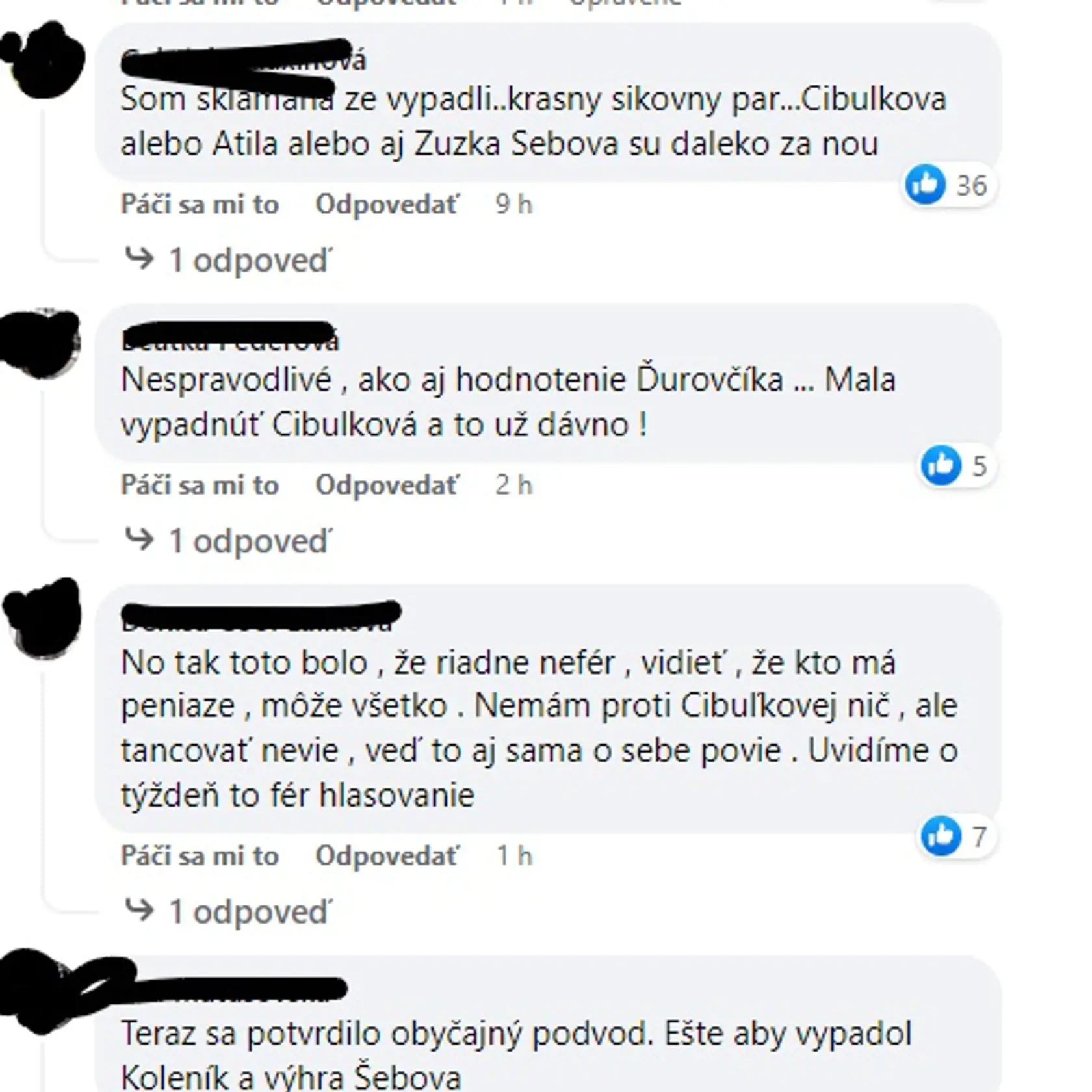 Diváci boli sklamaní...
