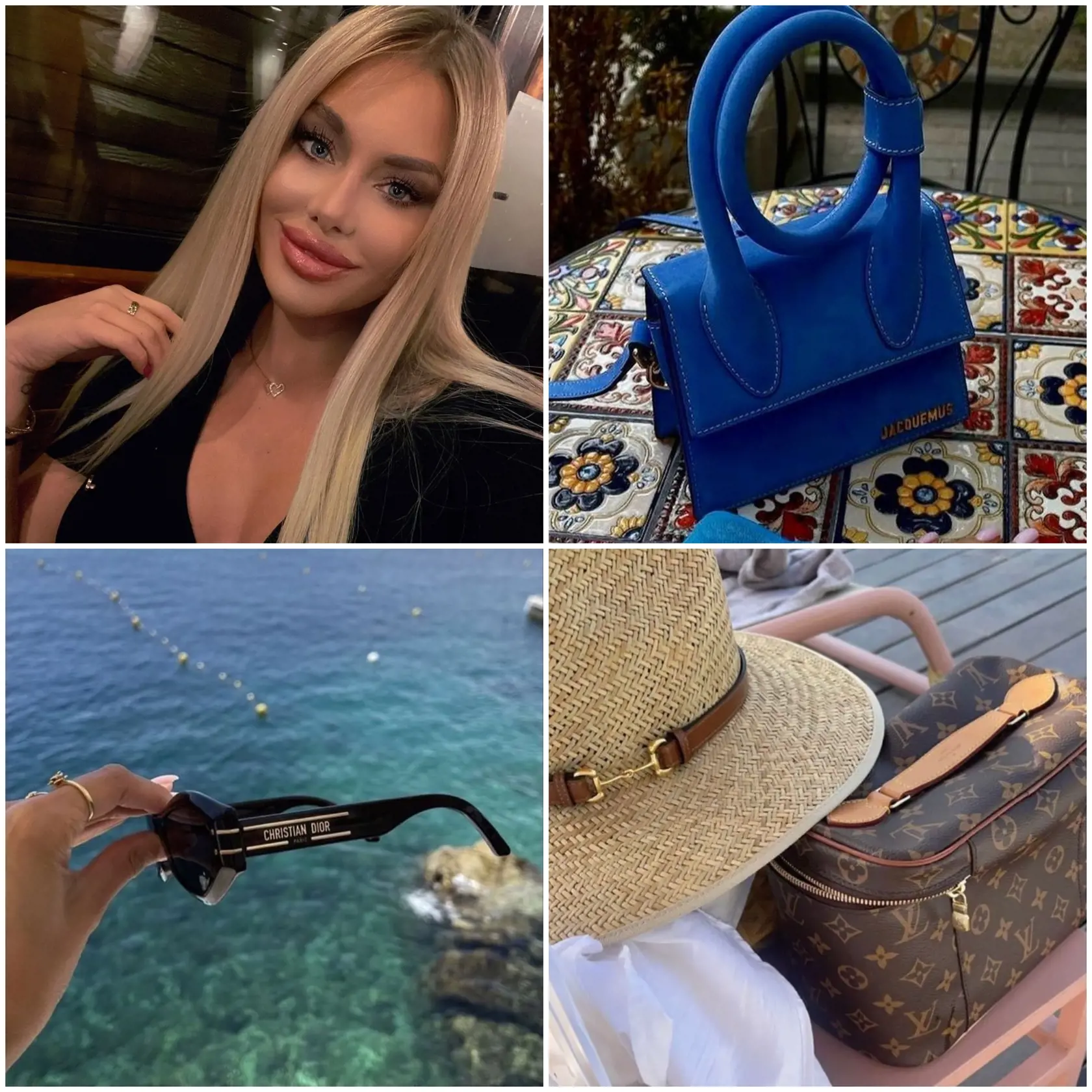 Mladá kráska má na sociálnej sieti celú sériu fotiek, ktoré dokazujú, že miluje luxus, drahé oblečenie aj exkluzívne módne doplnky. Dior, Bottega Veneta, či Louis Vuitton sú len niektoré zo zvučných značiek, ktorých výrobky vlastní. Plavovláska je tiež vášnivou cestovateľkou. Pomerne často trávi dovolenky v exotike, čo svedčí o tom, že je finančne zabezpečená a môže si takýto luxus dovoliť.