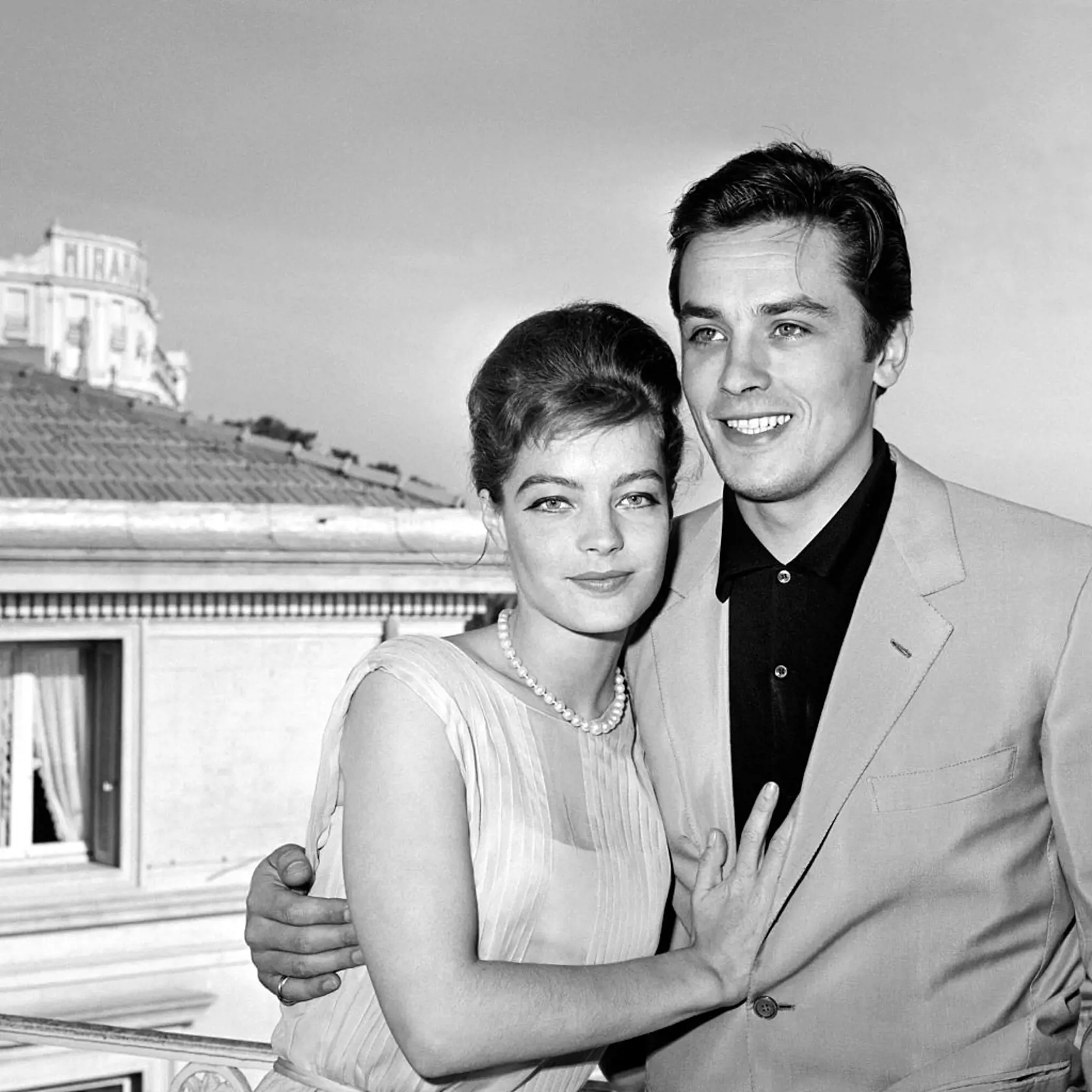 S Delonom na filmovom festivale v Cannes v roku 1962.