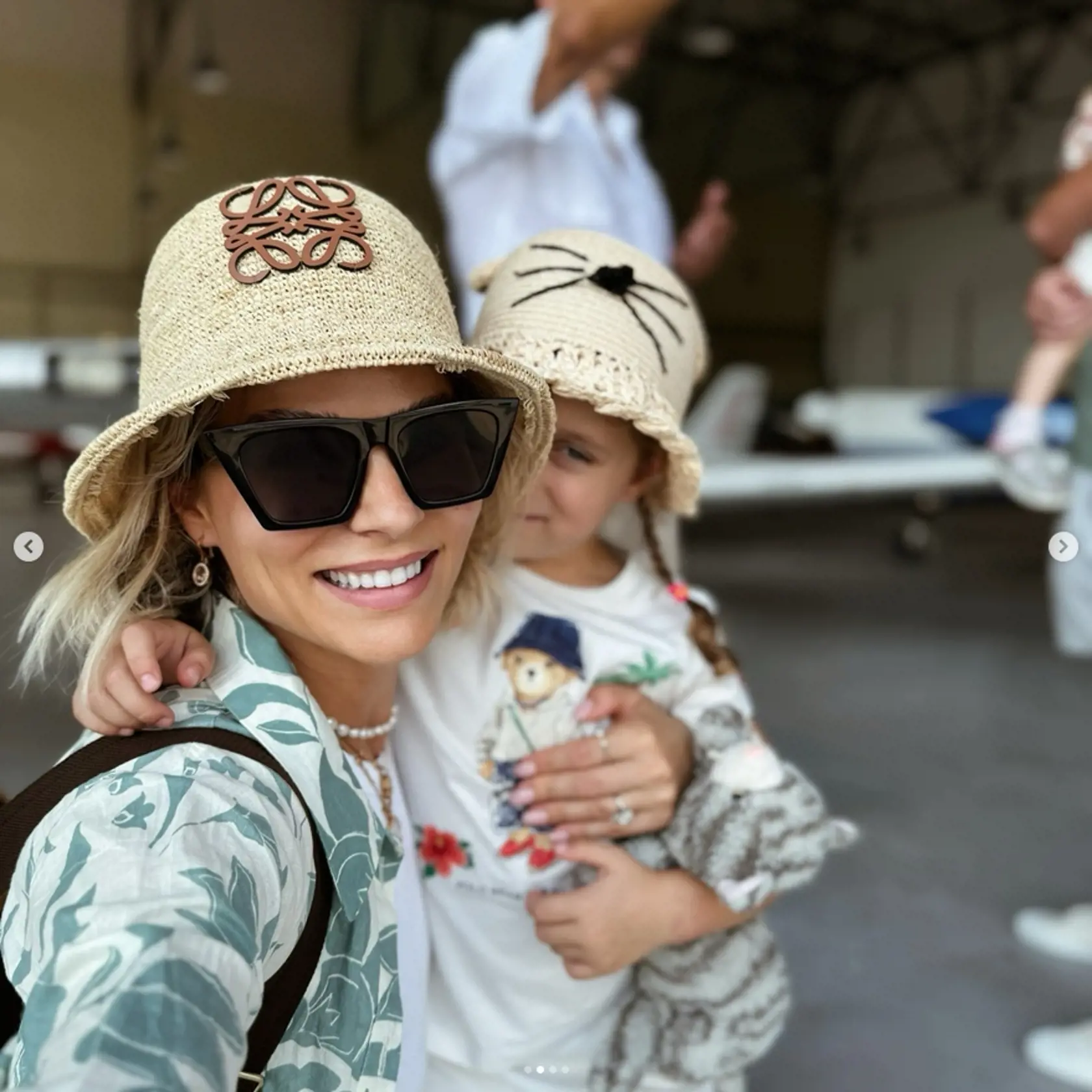 Ivana Gáborík so staršou dcérou Leiou