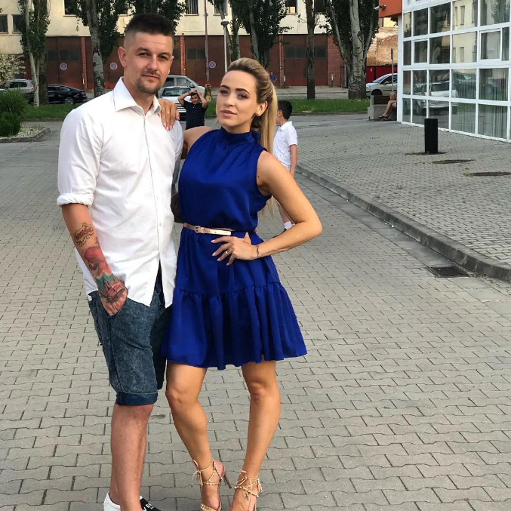 Manželia Peter Zvolenský a Dominika Mirgová.