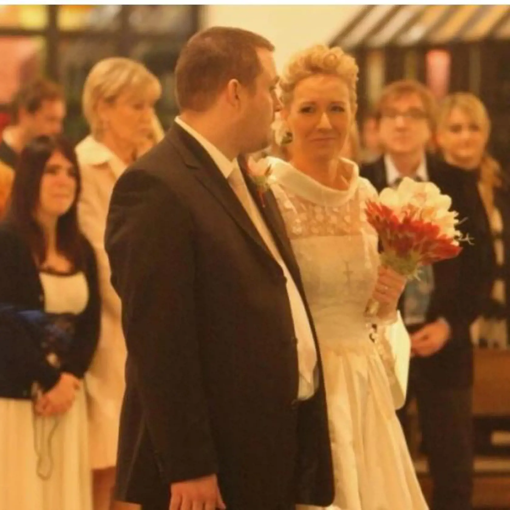 Svadba Denisy Žbirkovej. Na snímke mama Helga a otec Miro.