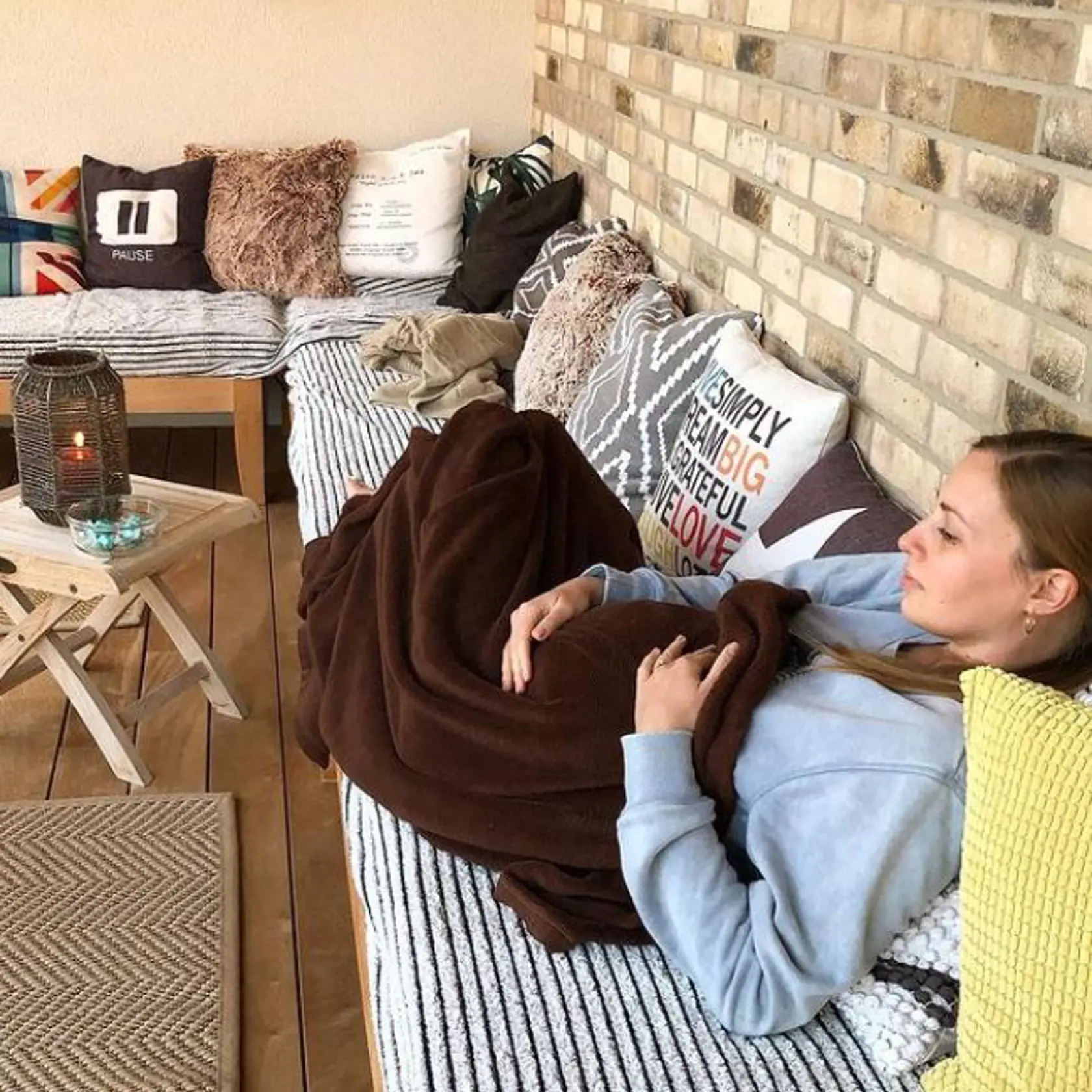 Mária Čírová vo svojej vile v Záhorskej Bystrici.