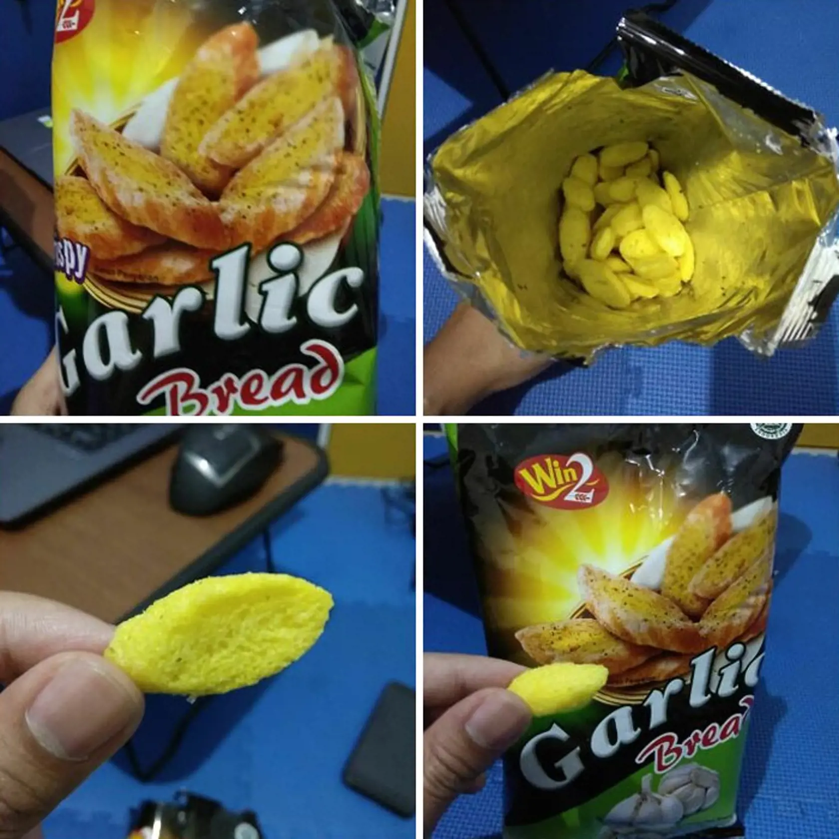 Cesnakové bagetky.