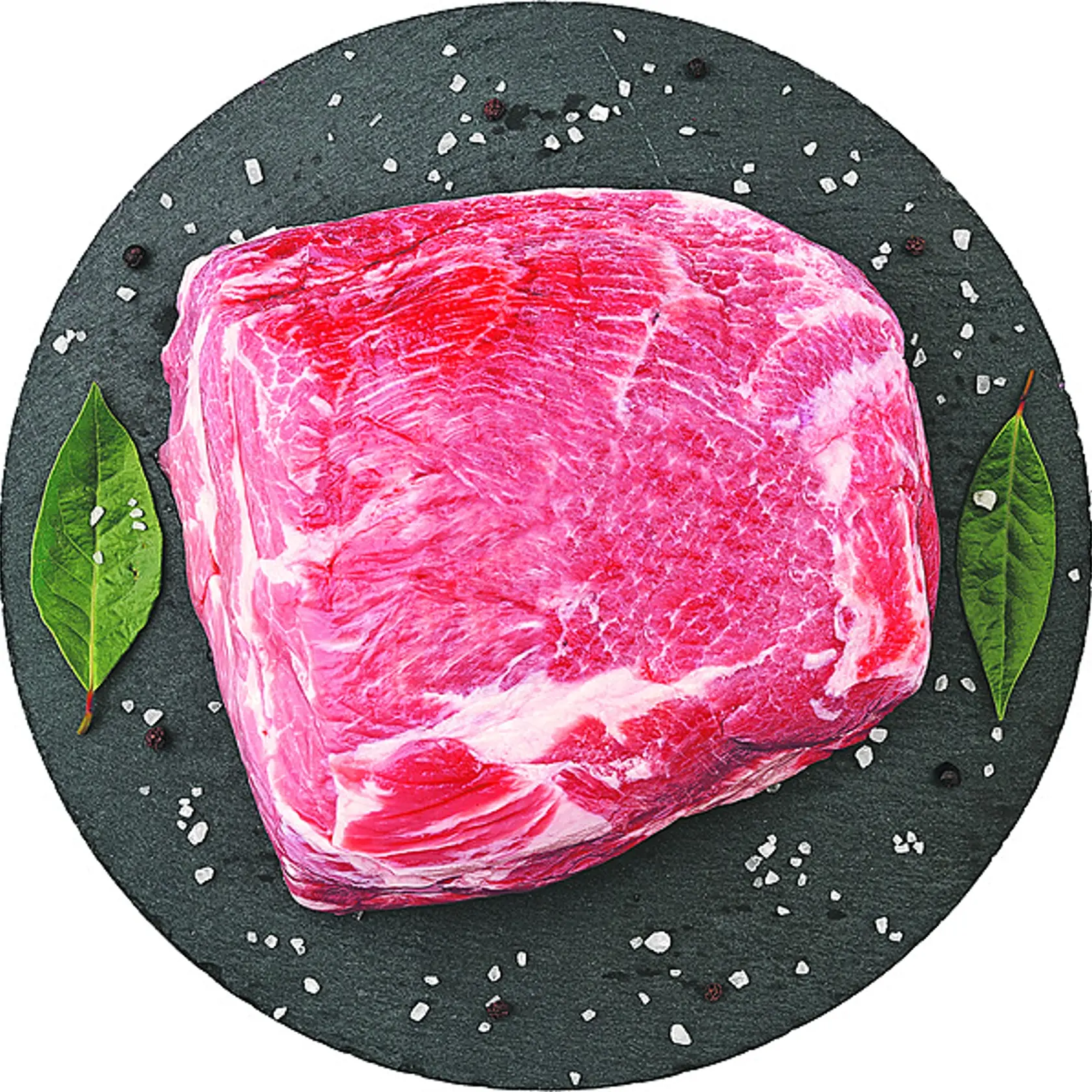 Bravčová krkovička, zľava 28 %, cena za 1 kg po zľave 4,49 eura.