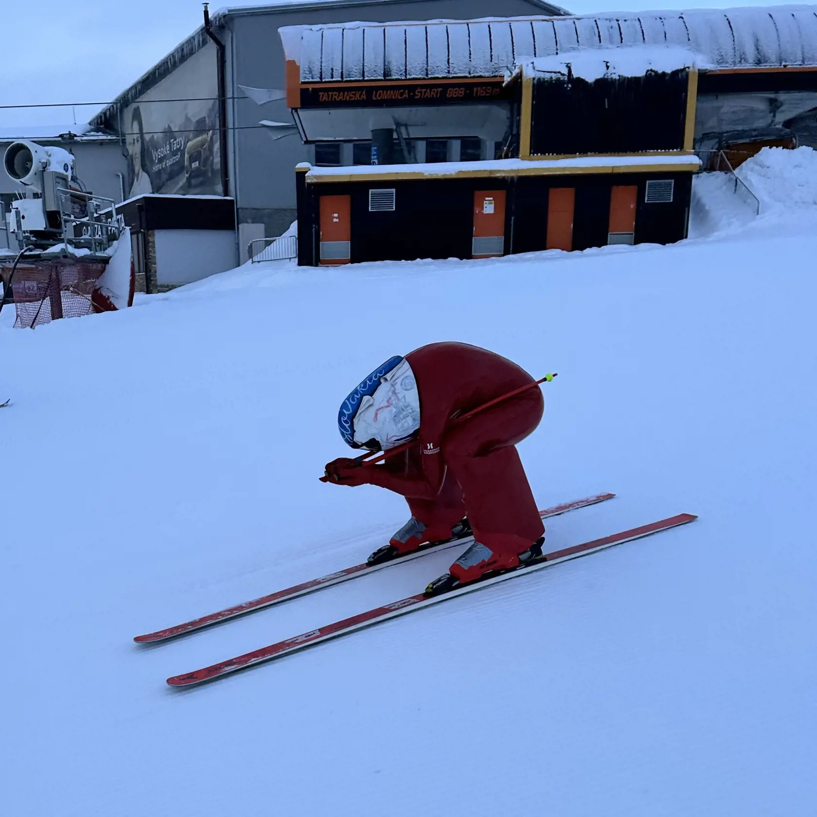 Michal Bekeš sa predviedol na zjazdovke Grand Slnečná v stredisku Tatranská Lomnica.