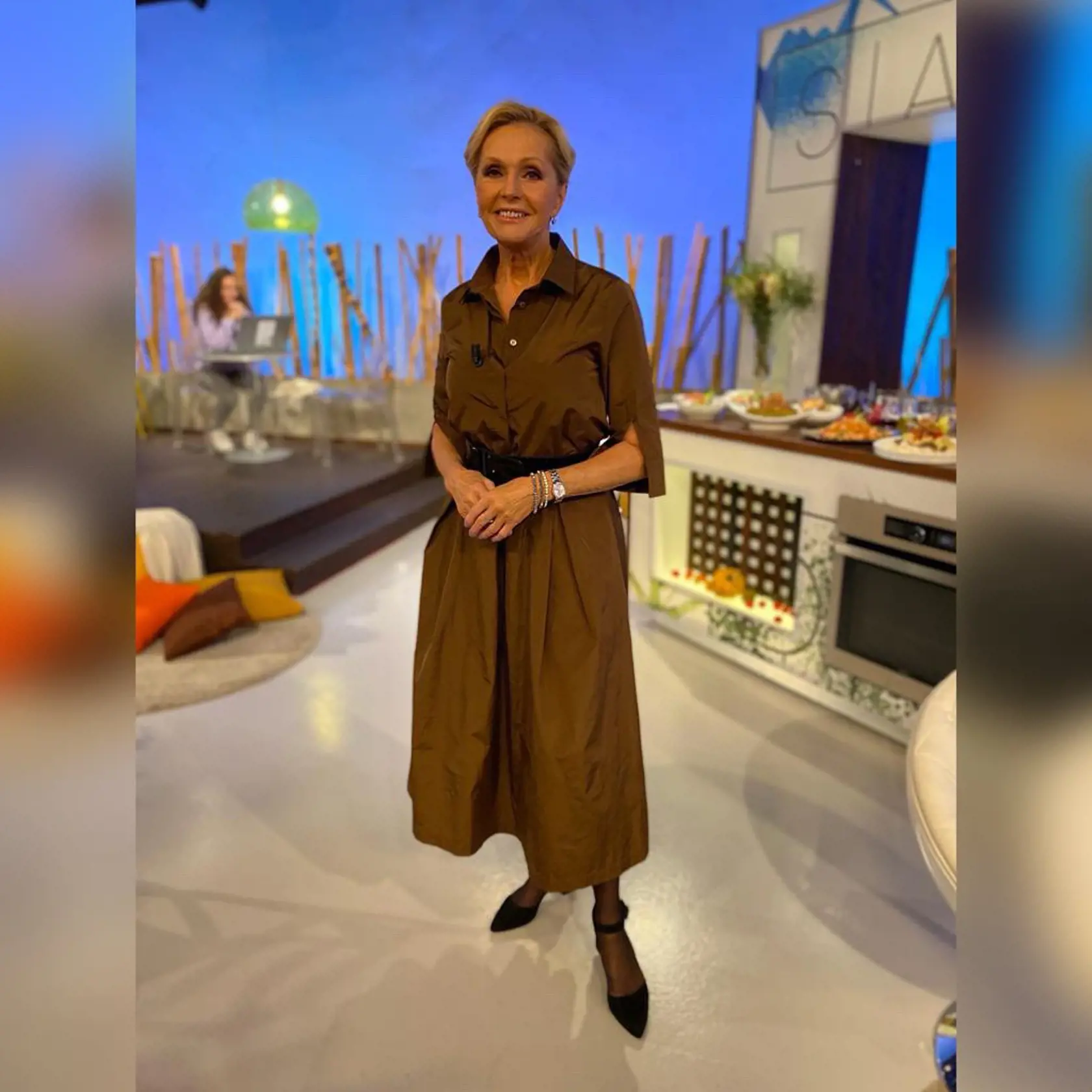Helena Vondráčková v rannom vysielaní českej televízie, kde sa tiež varí.