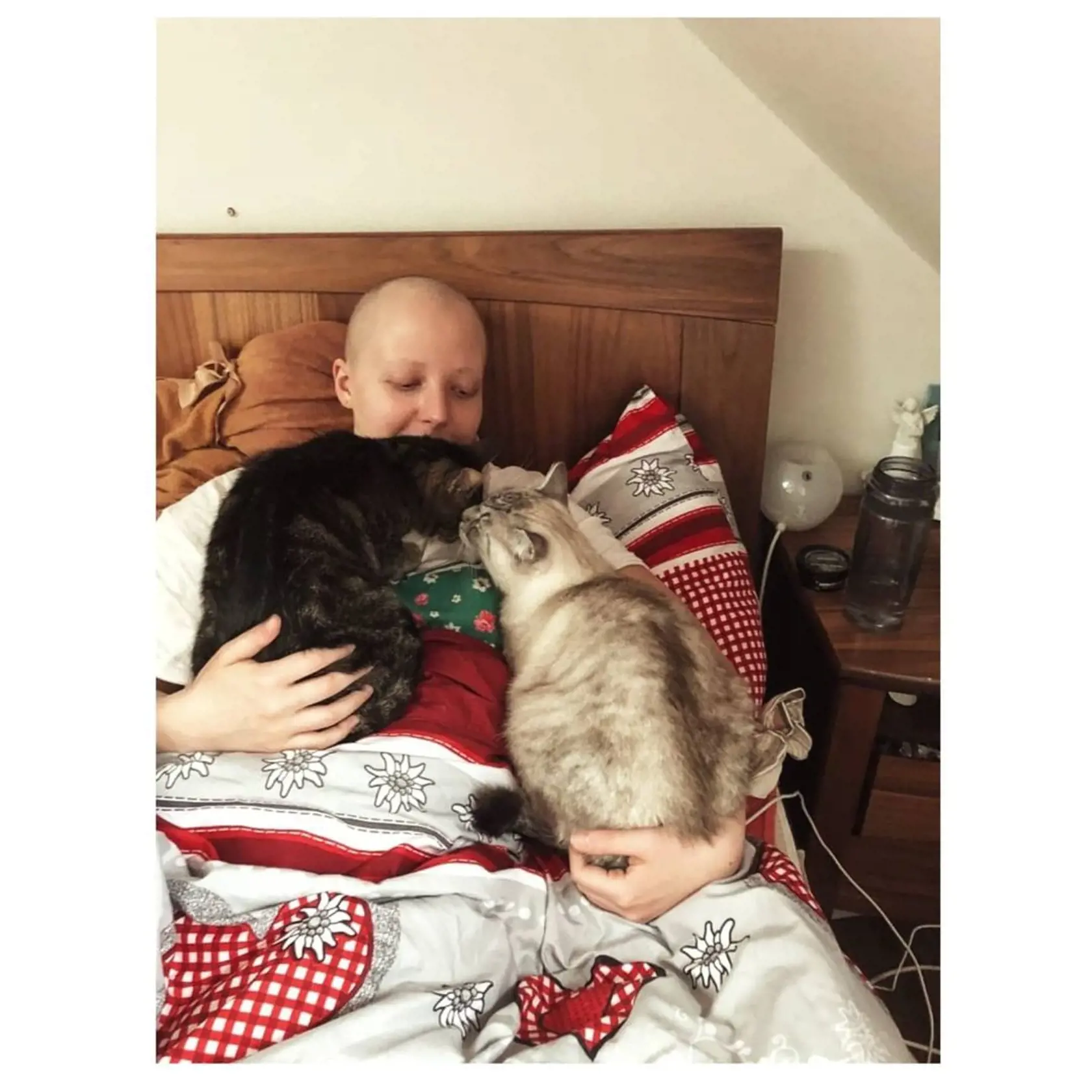 Anička Slováčková počas prvého boja s rakovinou