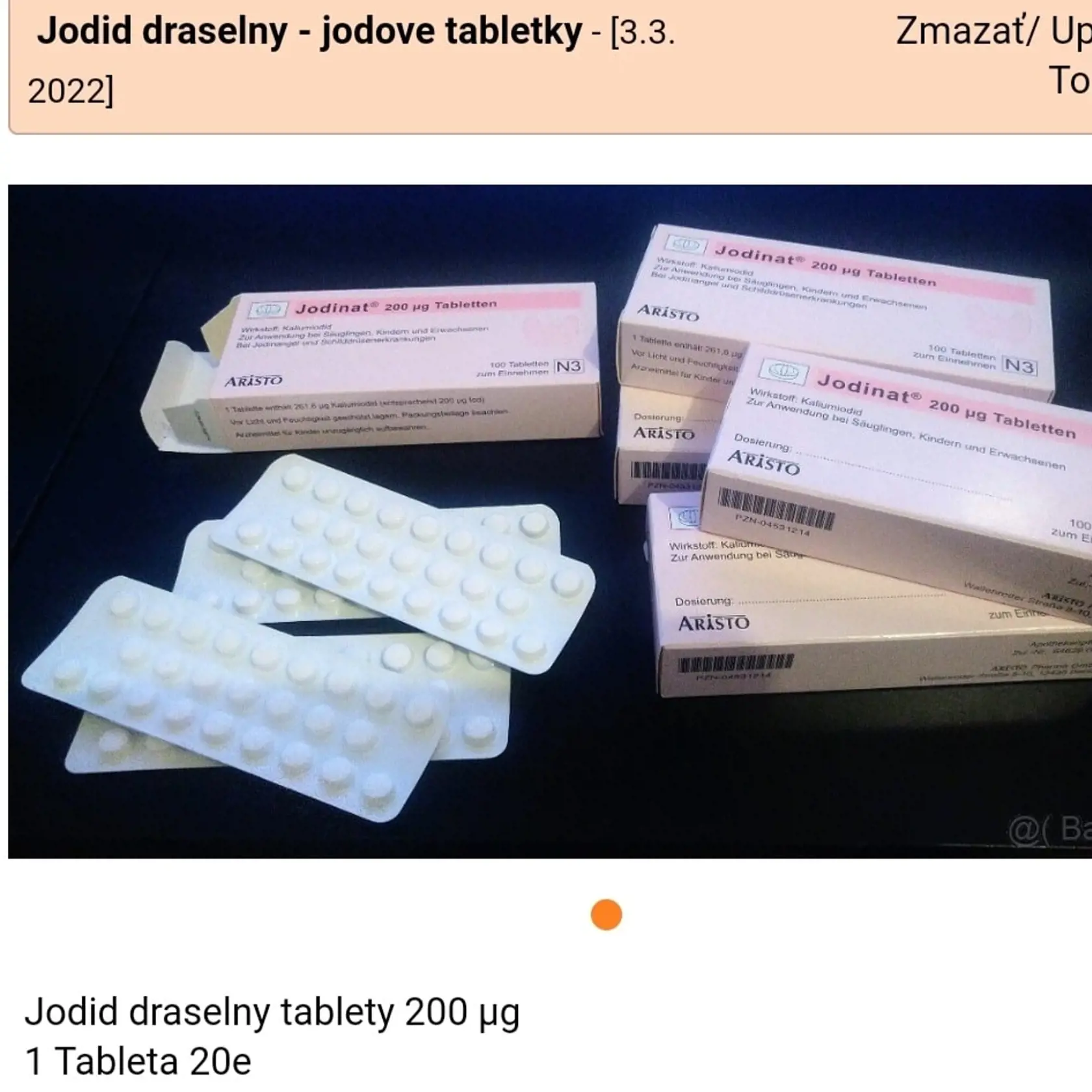 Kšeftári sa opäť snažia nabaliť na panike a strachu. Za jódové tabletky pýtajú horibilné sumy.