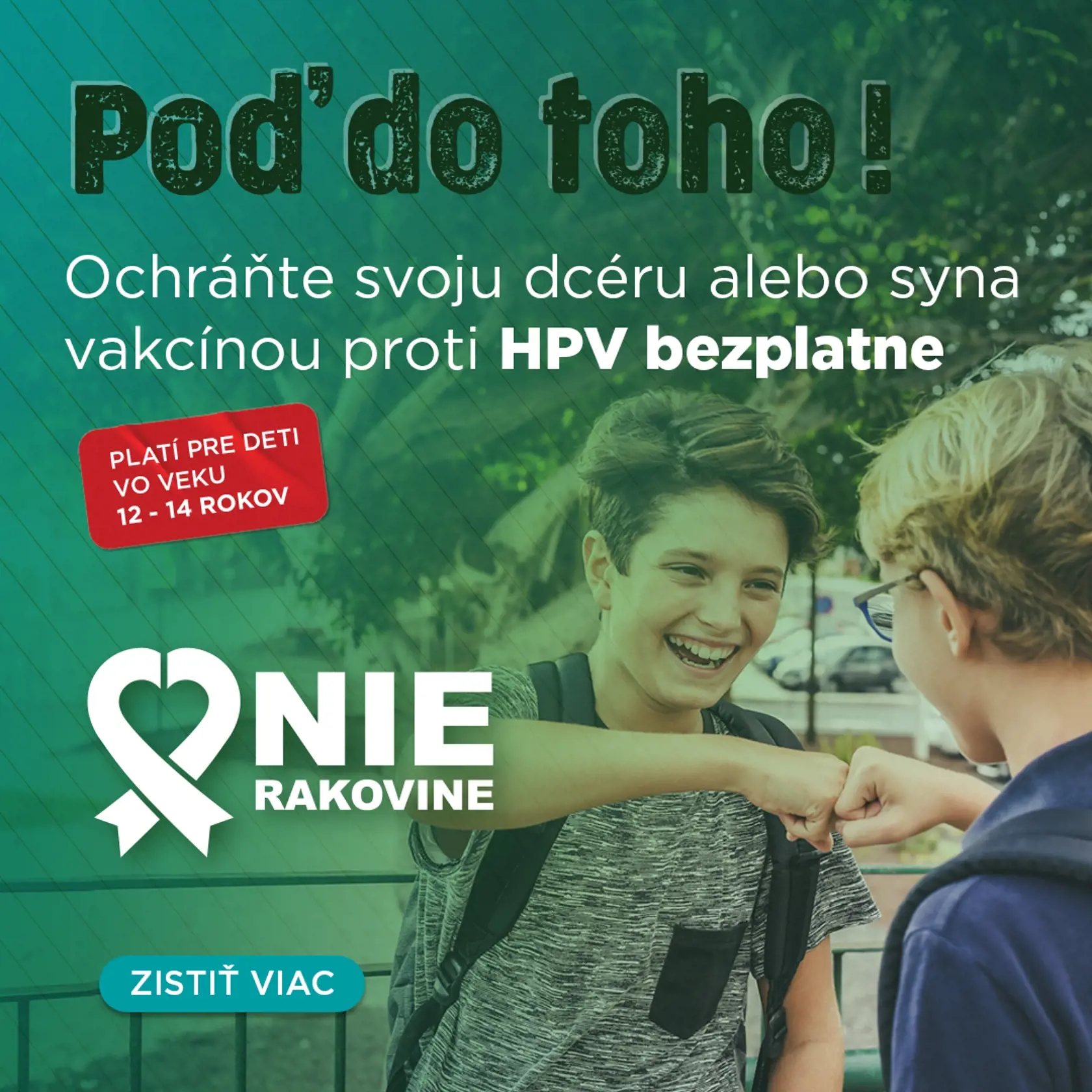 Ochráňte sa pred HPV.