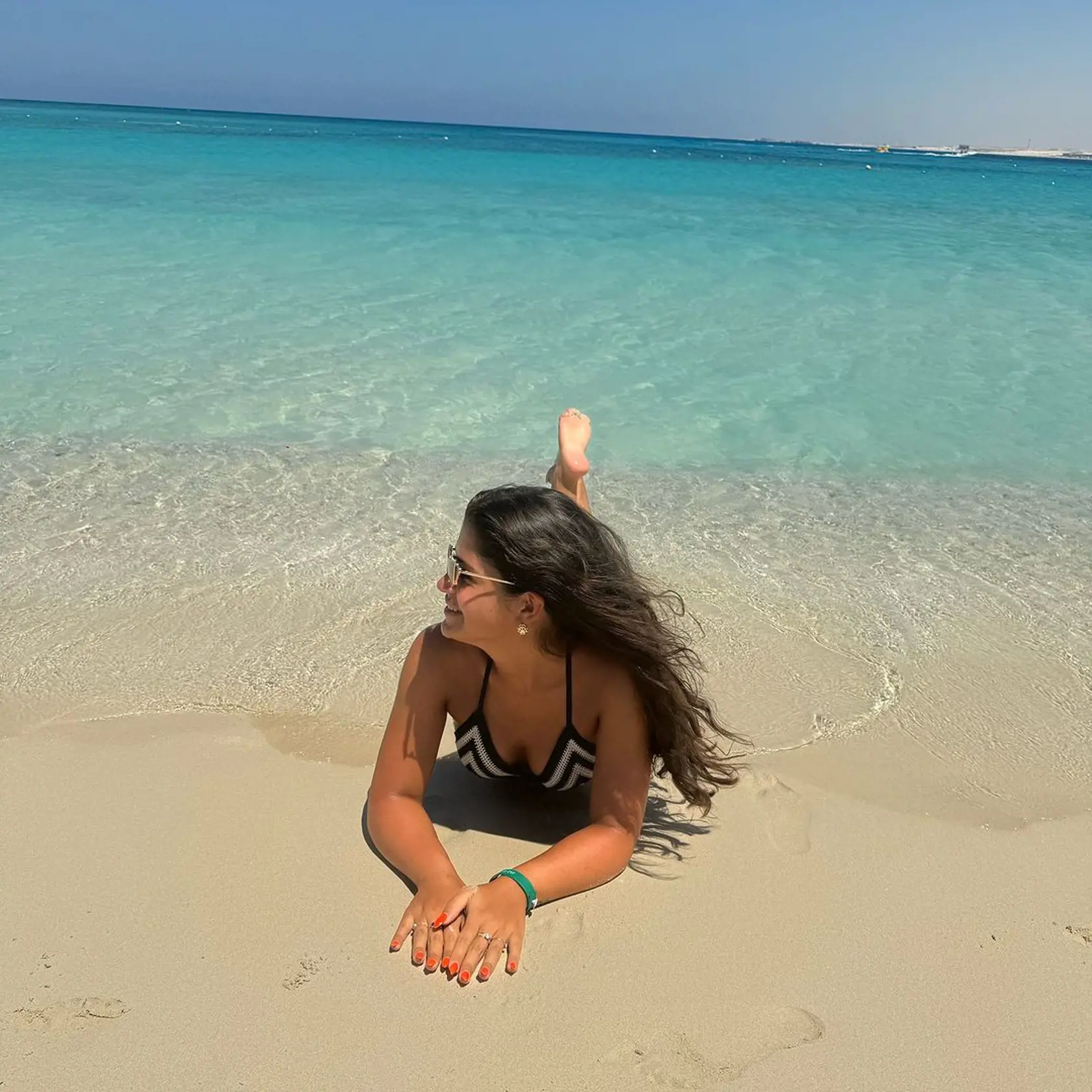 Vanessa na dovolenke v Egypte.