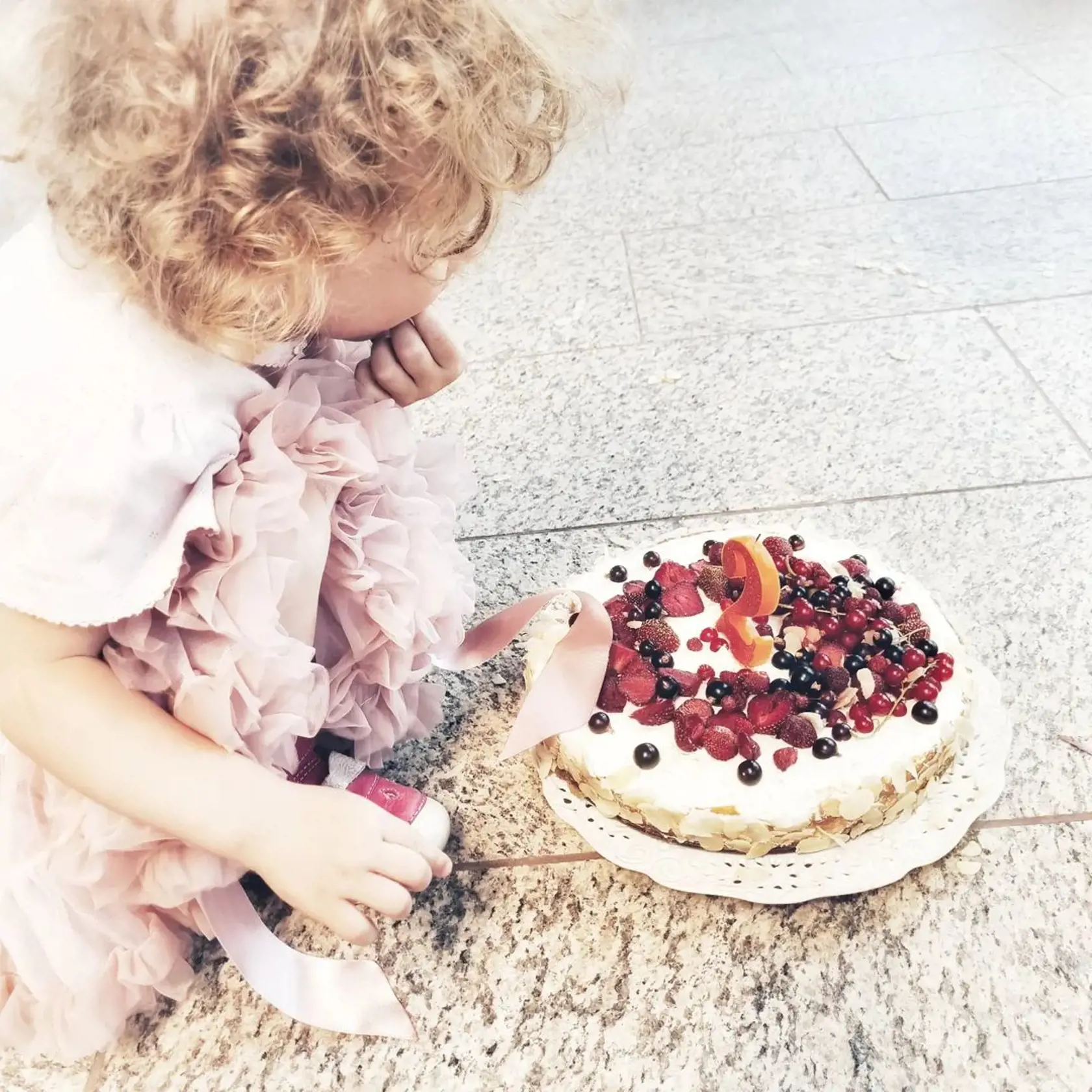 Narodeninový torta pre najmladšiu Marušku.