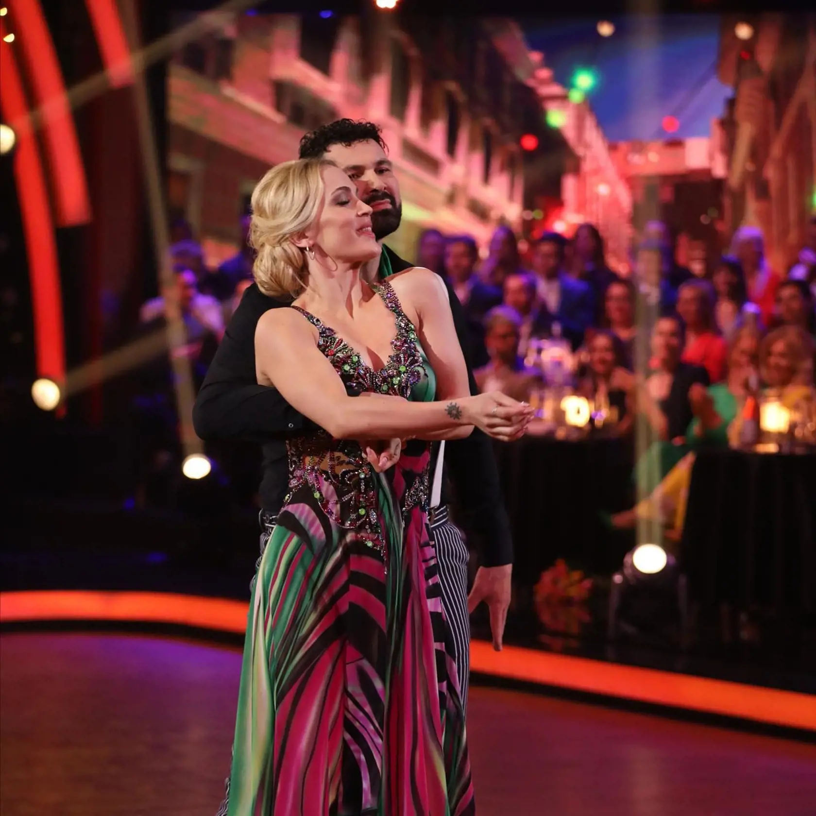 8. kolo Let's Dance: Attila Végh a Eliška Lenčešová počas svojho vystúpenia.