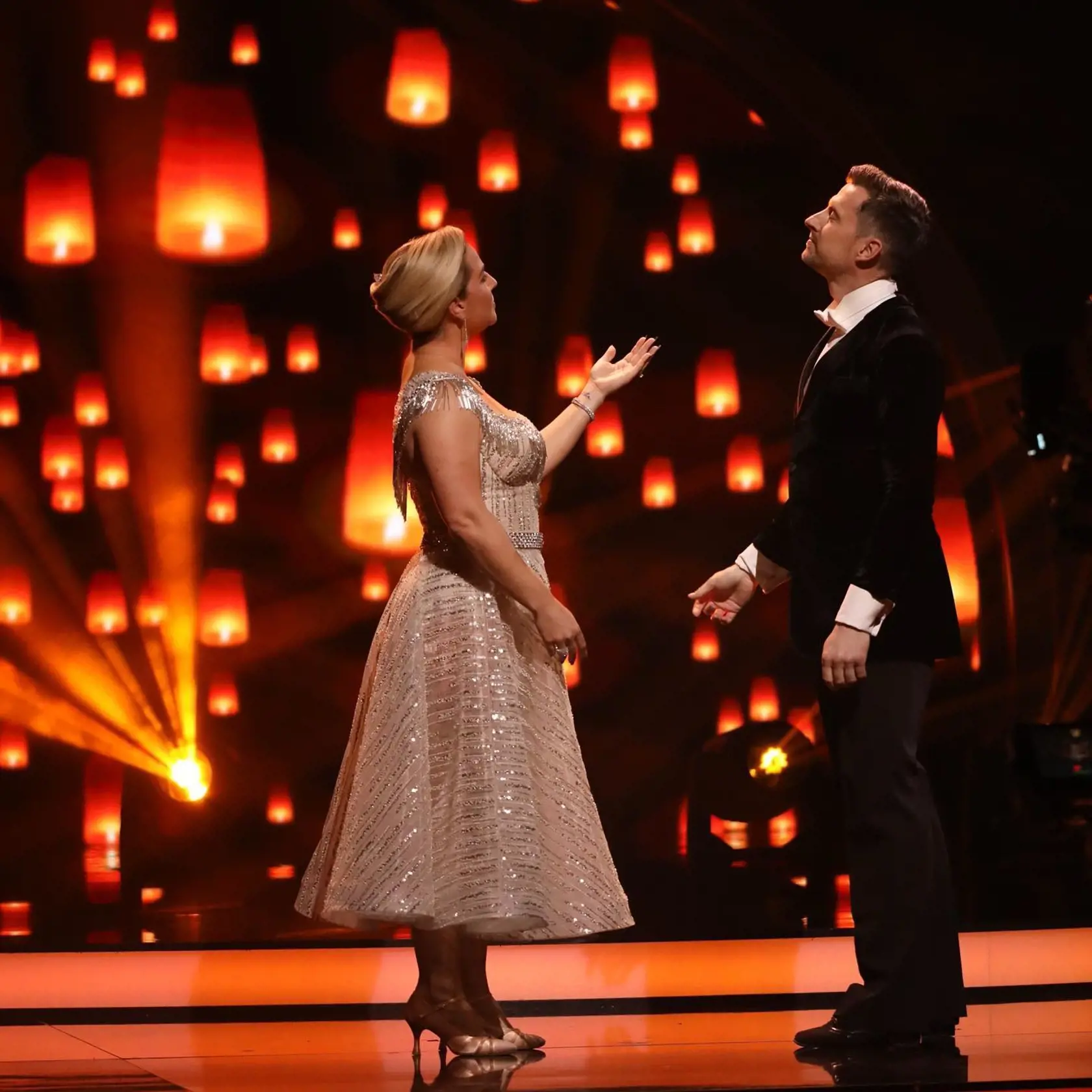 8. kolo Let's Dance: Dominika Cibulková počas svojho vystúpenia.