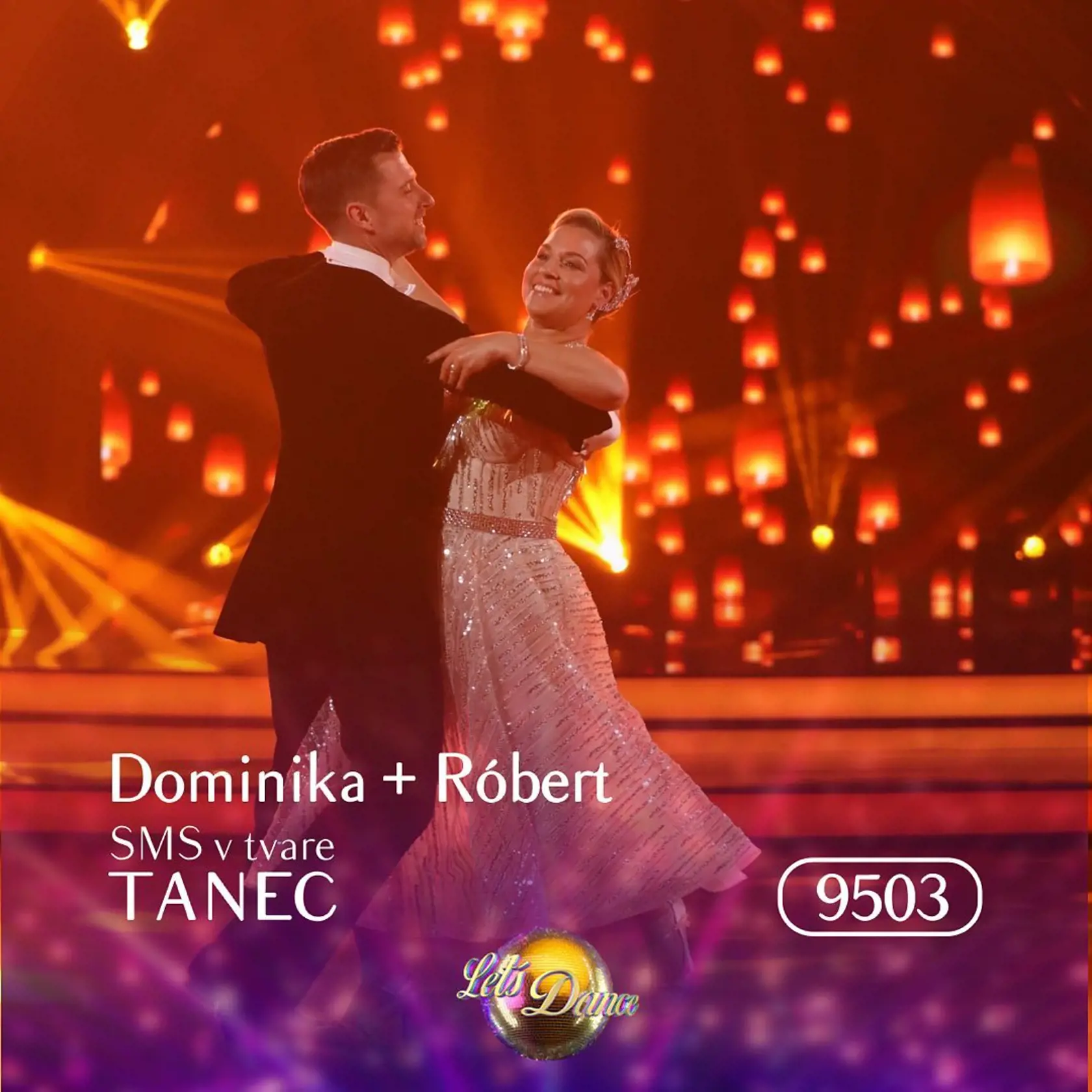 8. kolo Let's Dance: Dominika Cibulková počas svojho vystúpenia.