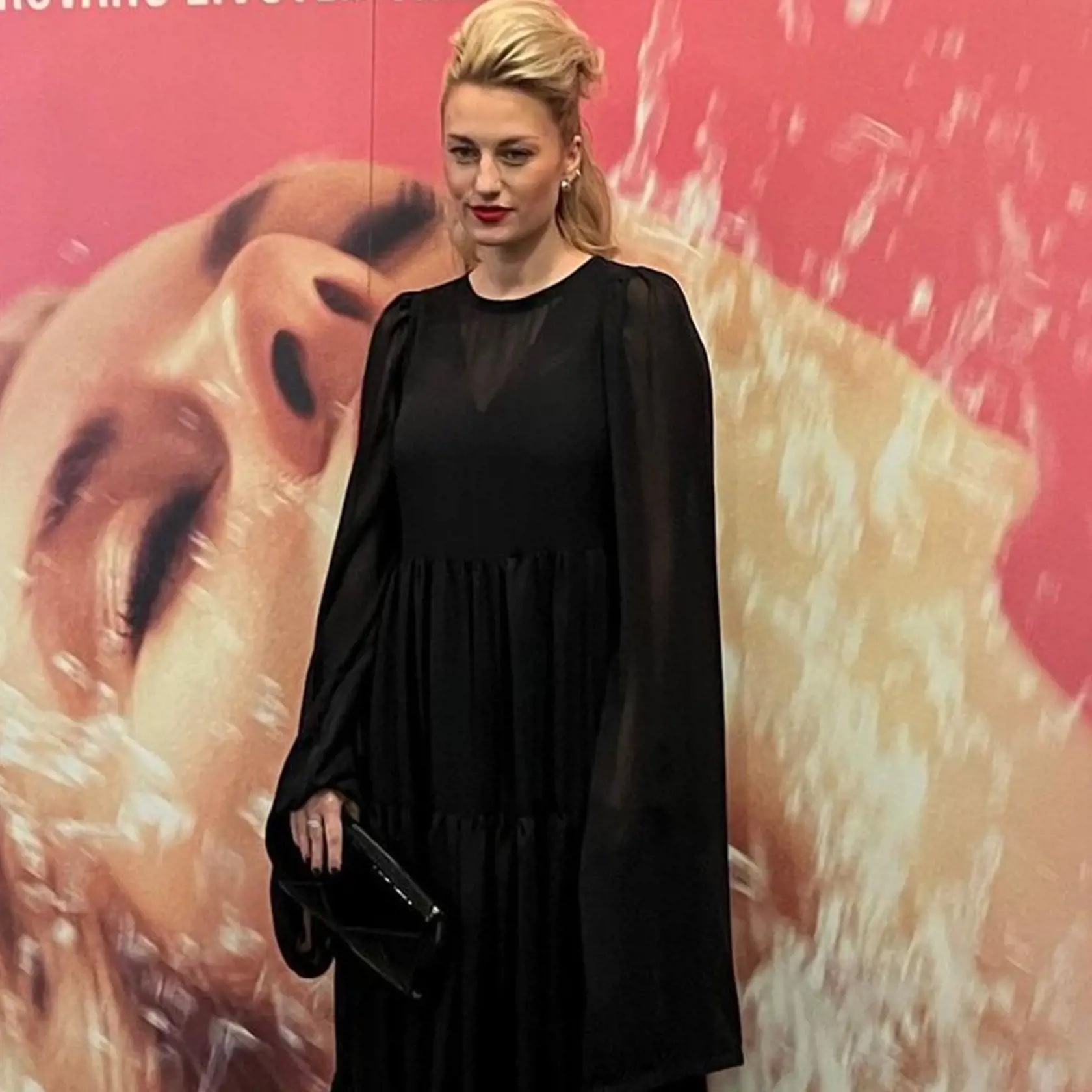 Herečka Natália Germáni na českej premiére filmu Moje telo.