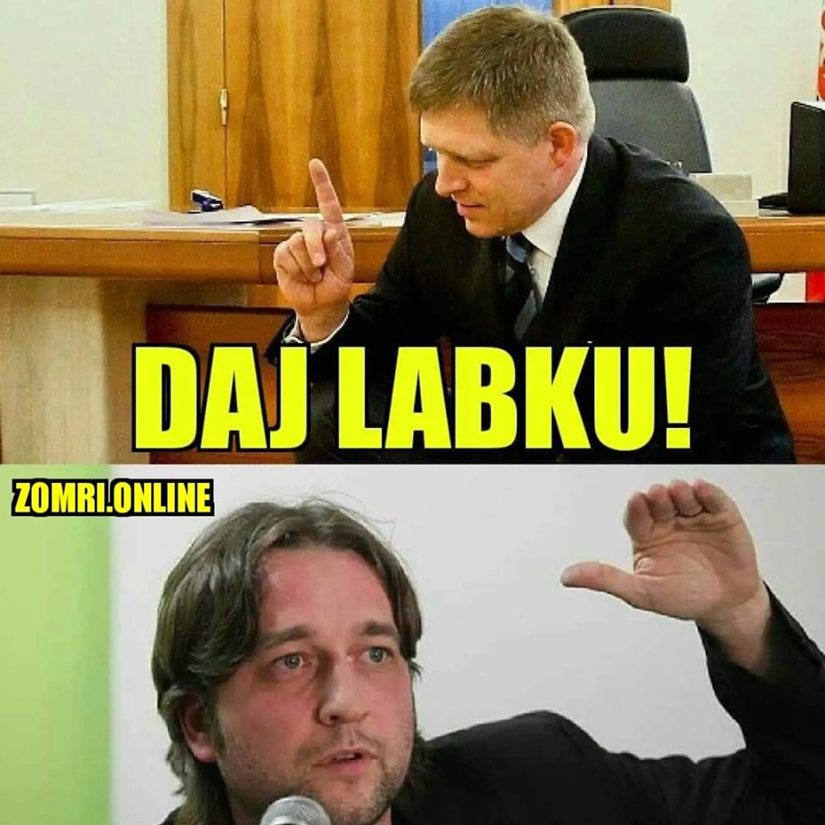 Terčom internetových zabávačov sa stali aj koaliční poslanci Robert Fico a Ľuboš Blaha.