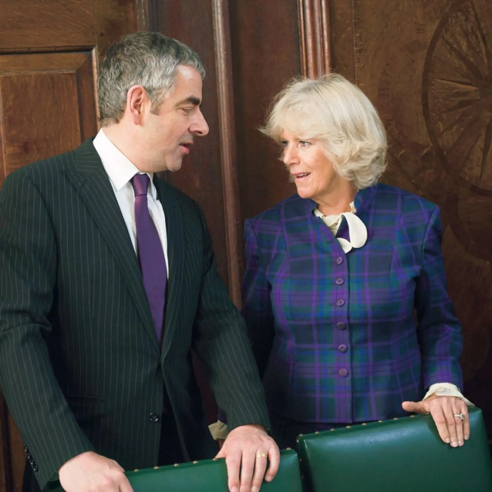 Rowan Atkinson a vojvodkyňa Camilla