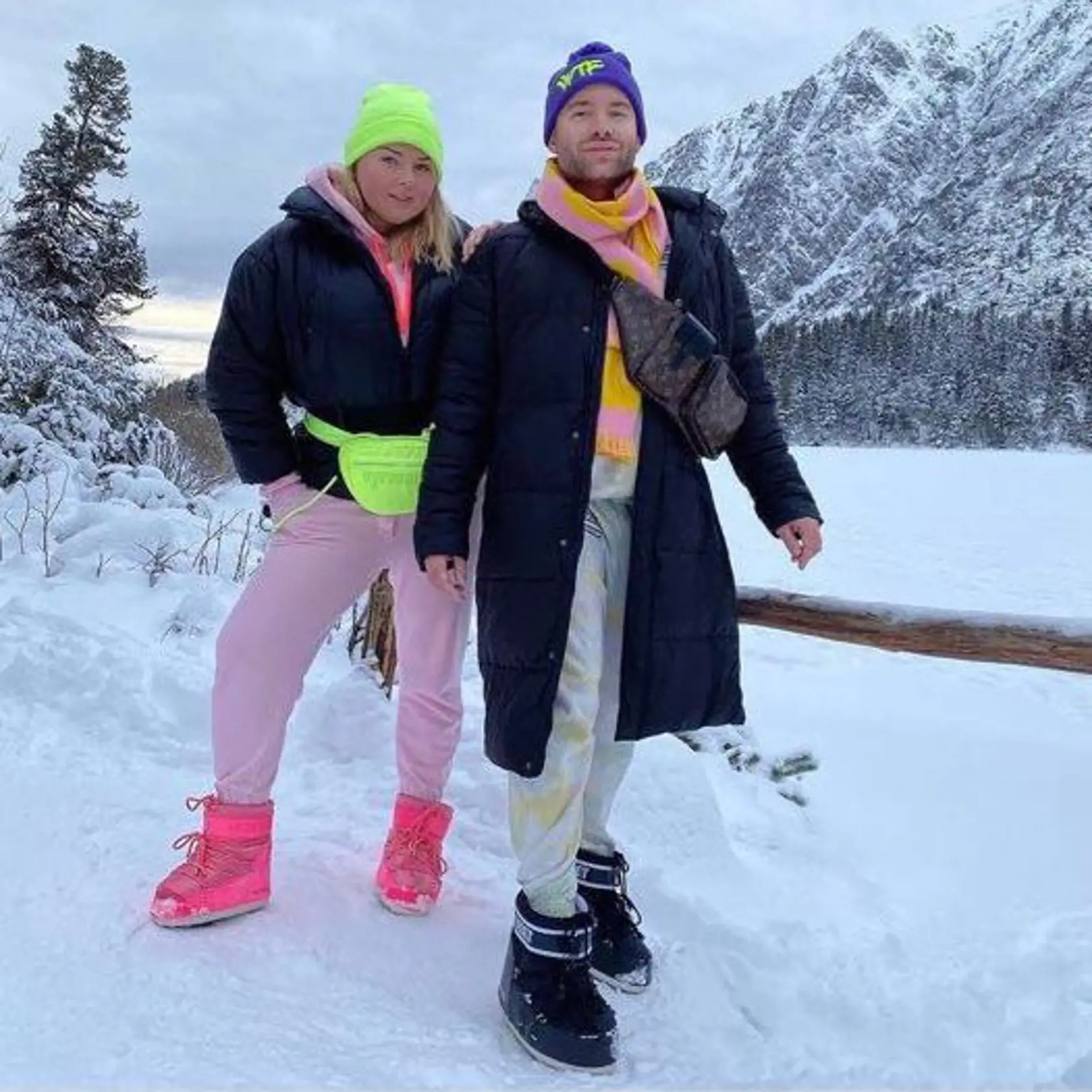 Evelyn svietila krikľavými farbami na celé Tatry. Takto sa vystrojila na túru.