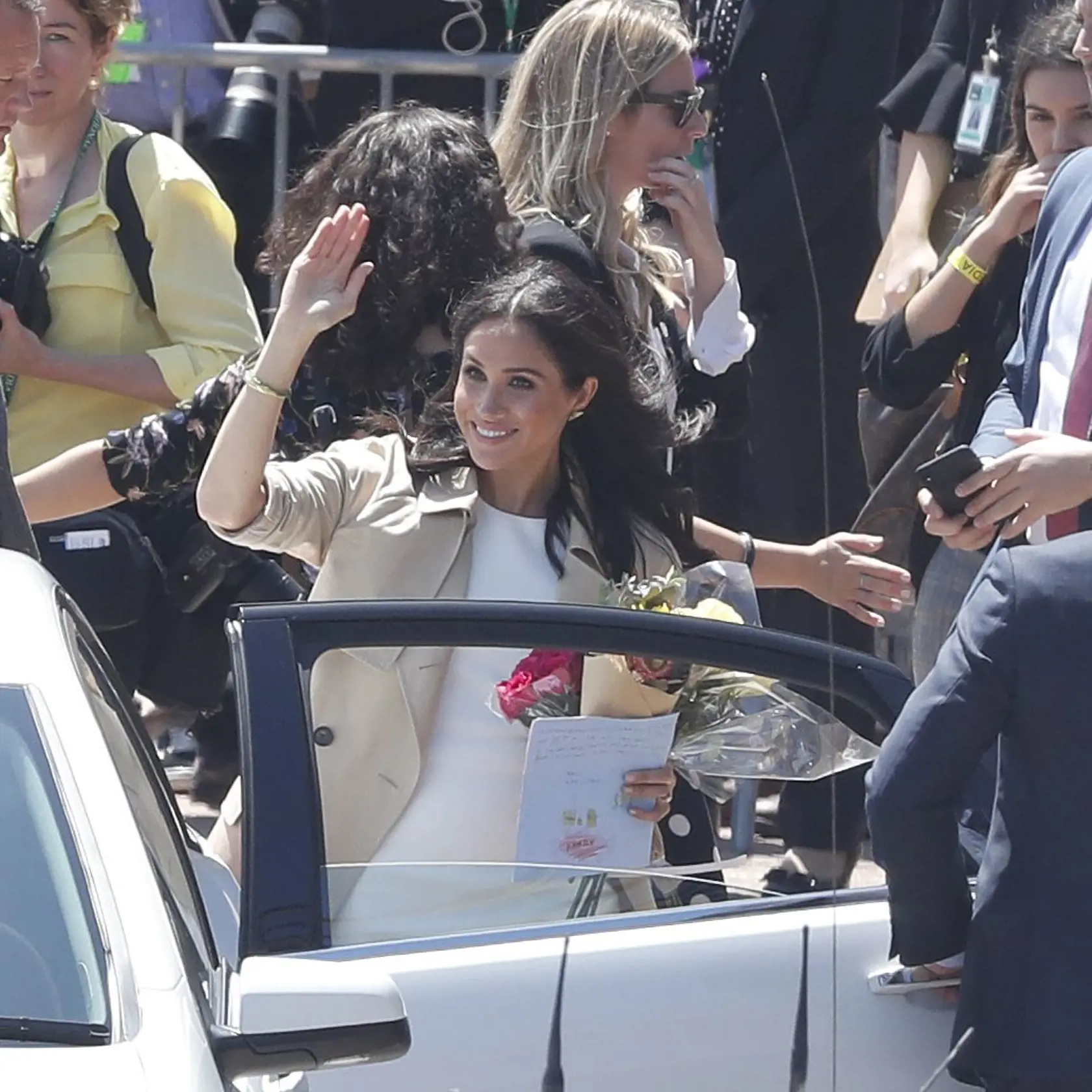 Meghan Markle počas návštevy Austrálie 